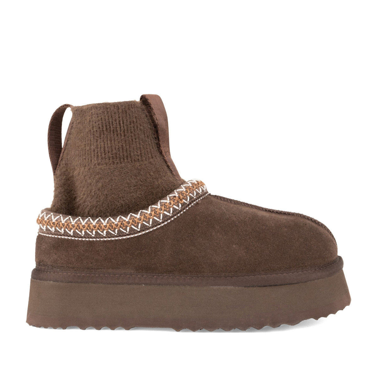 Women's Brown Warm Ankle Boots