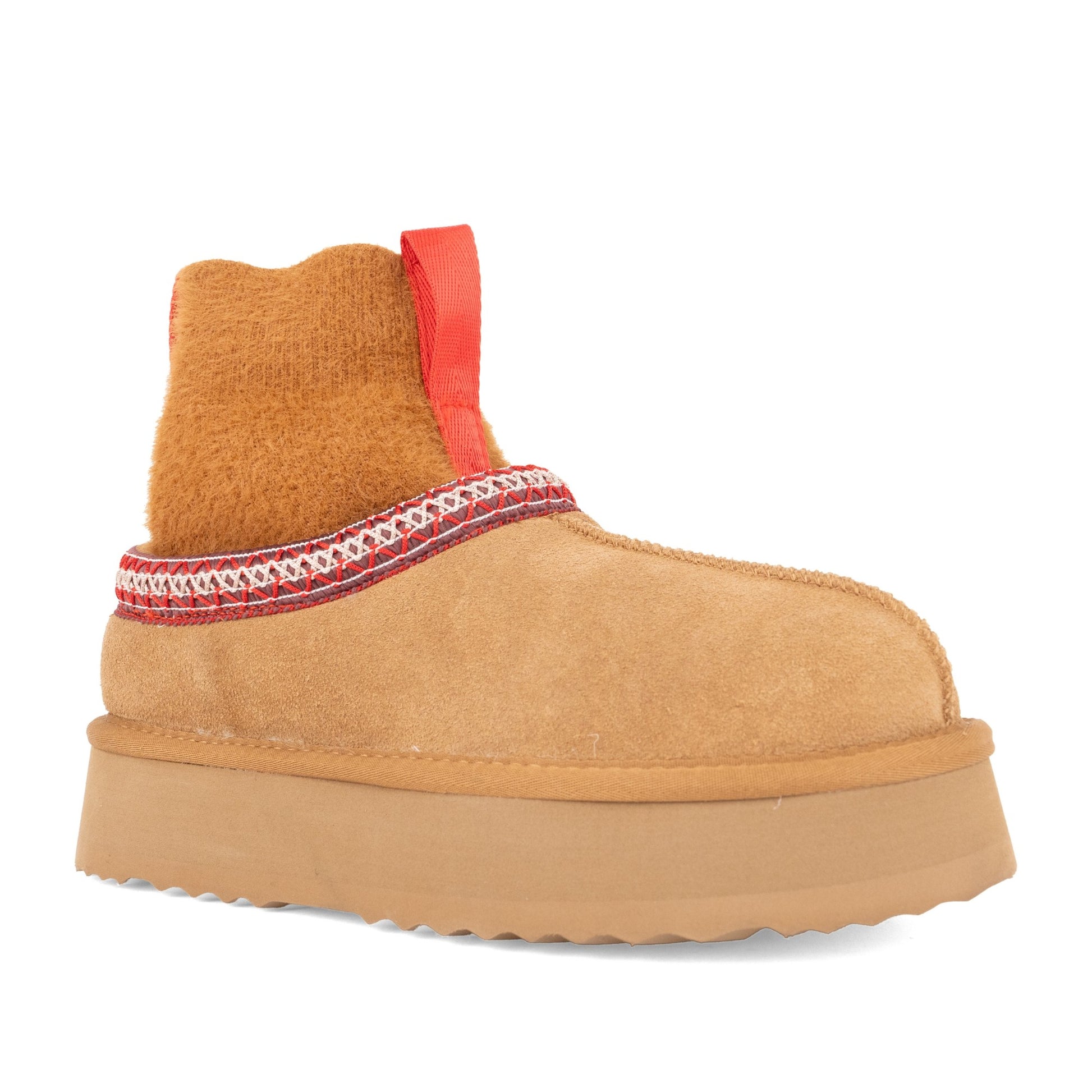 Women's Brown Warm Ankle Boots