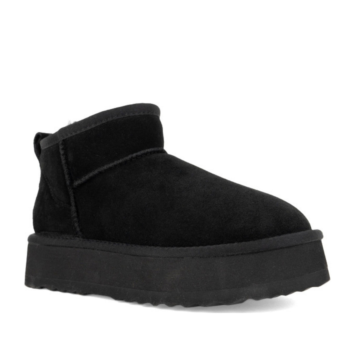 Women's Black Warm Ankle Boots