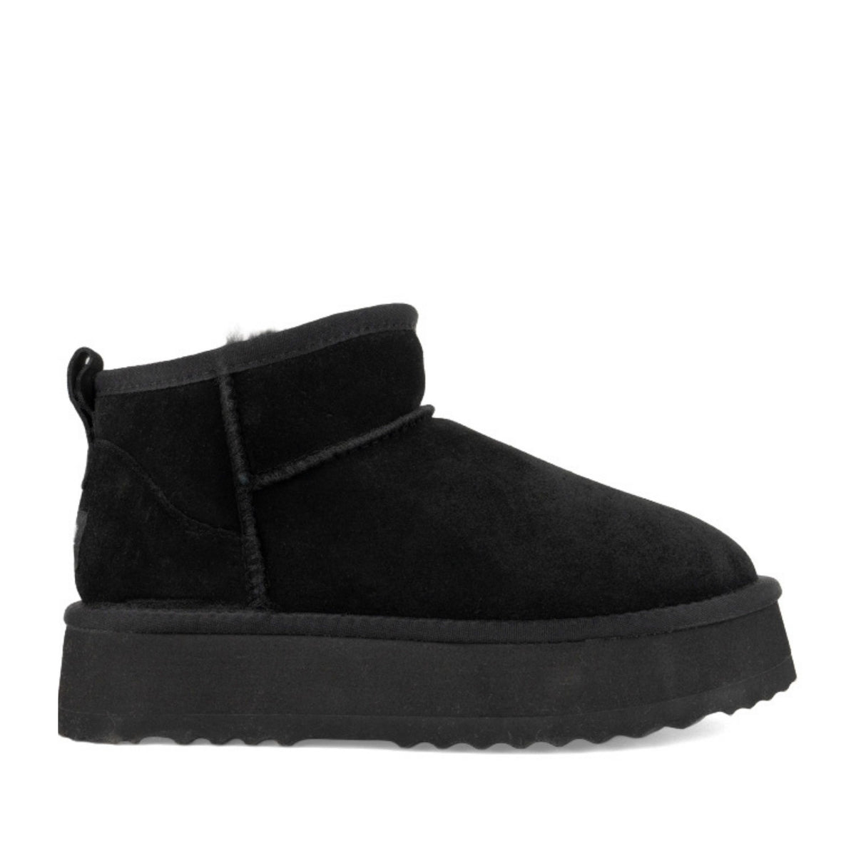Women's Black Warm Ankle Boots