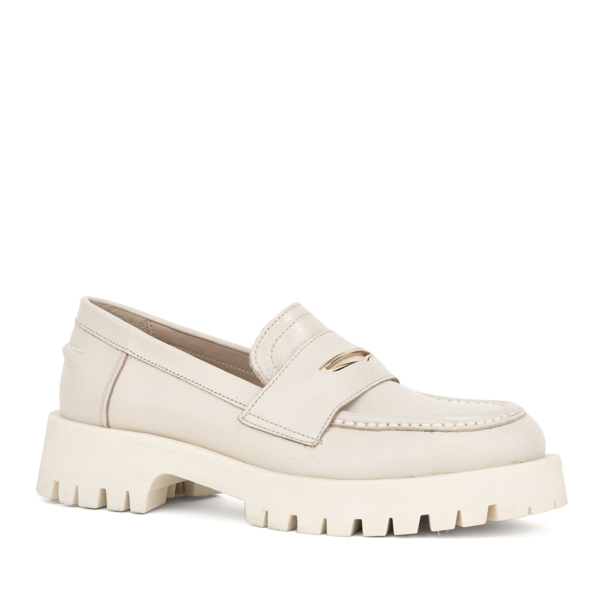 Women's Beige Loafers