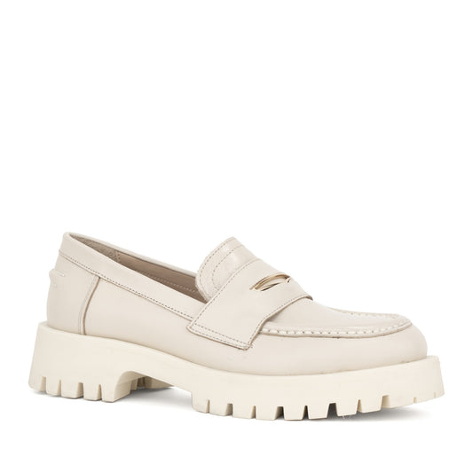 Women's Beige Loafers