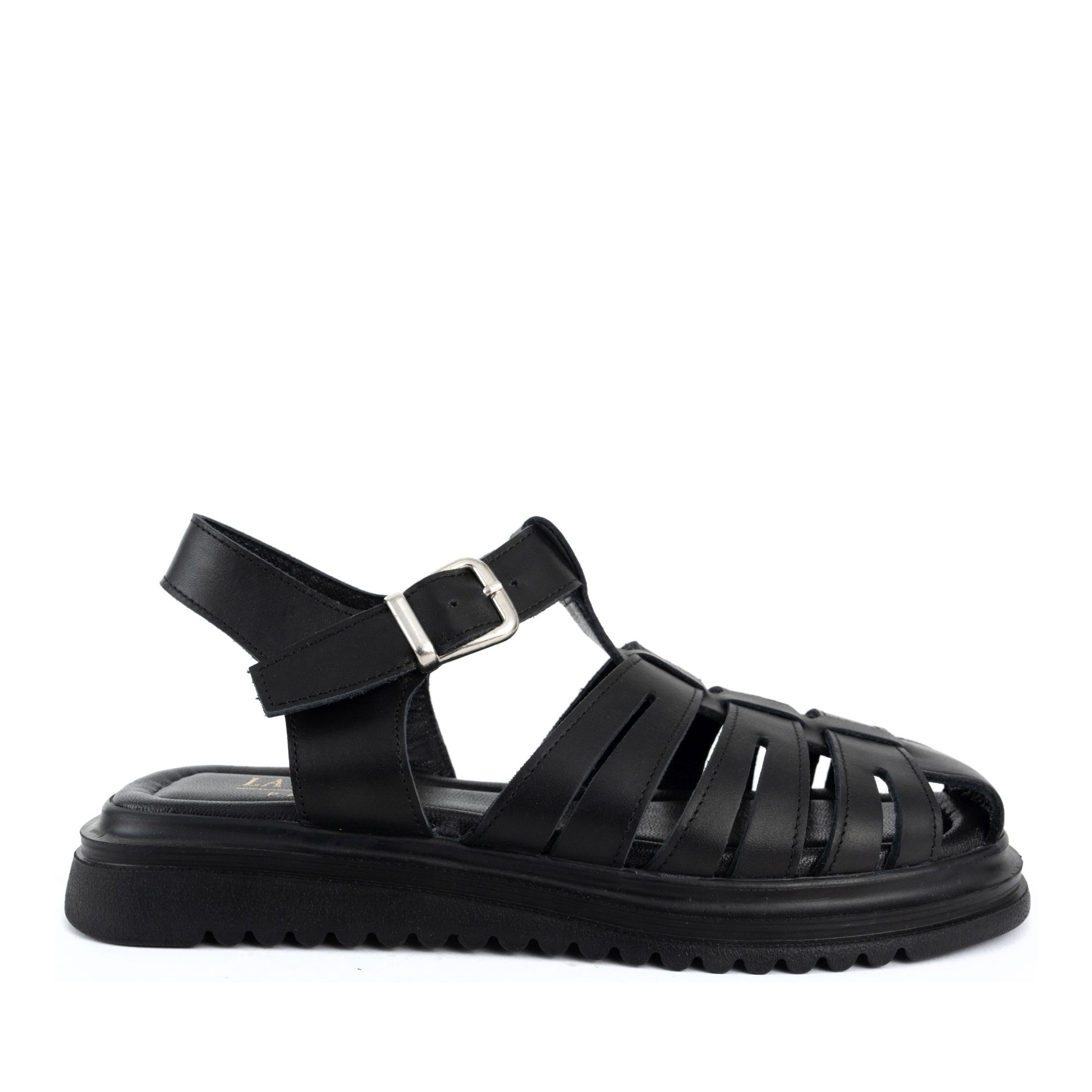 Women's Black Open-Toe Sandals