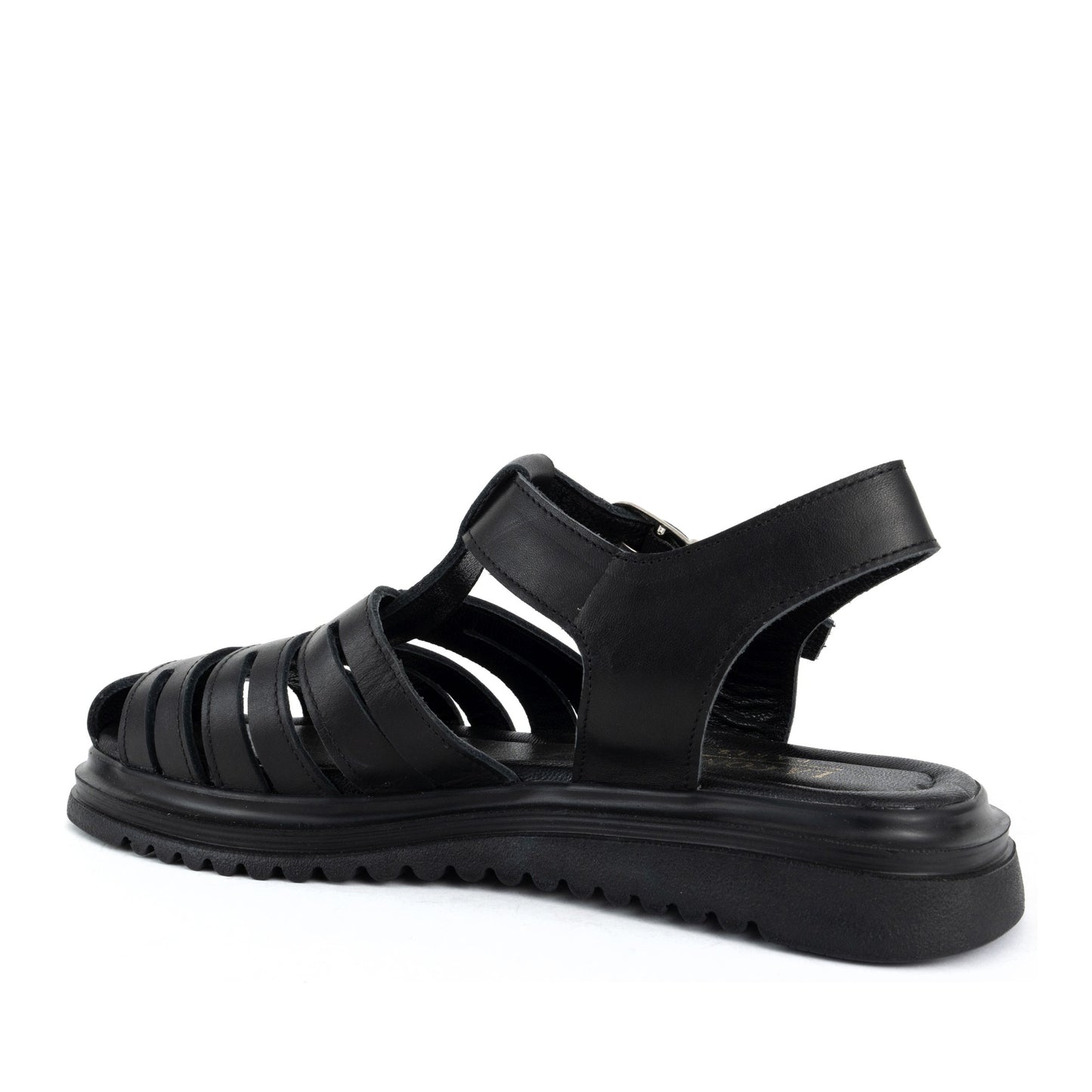 Women's Black Open-Toe Sandals