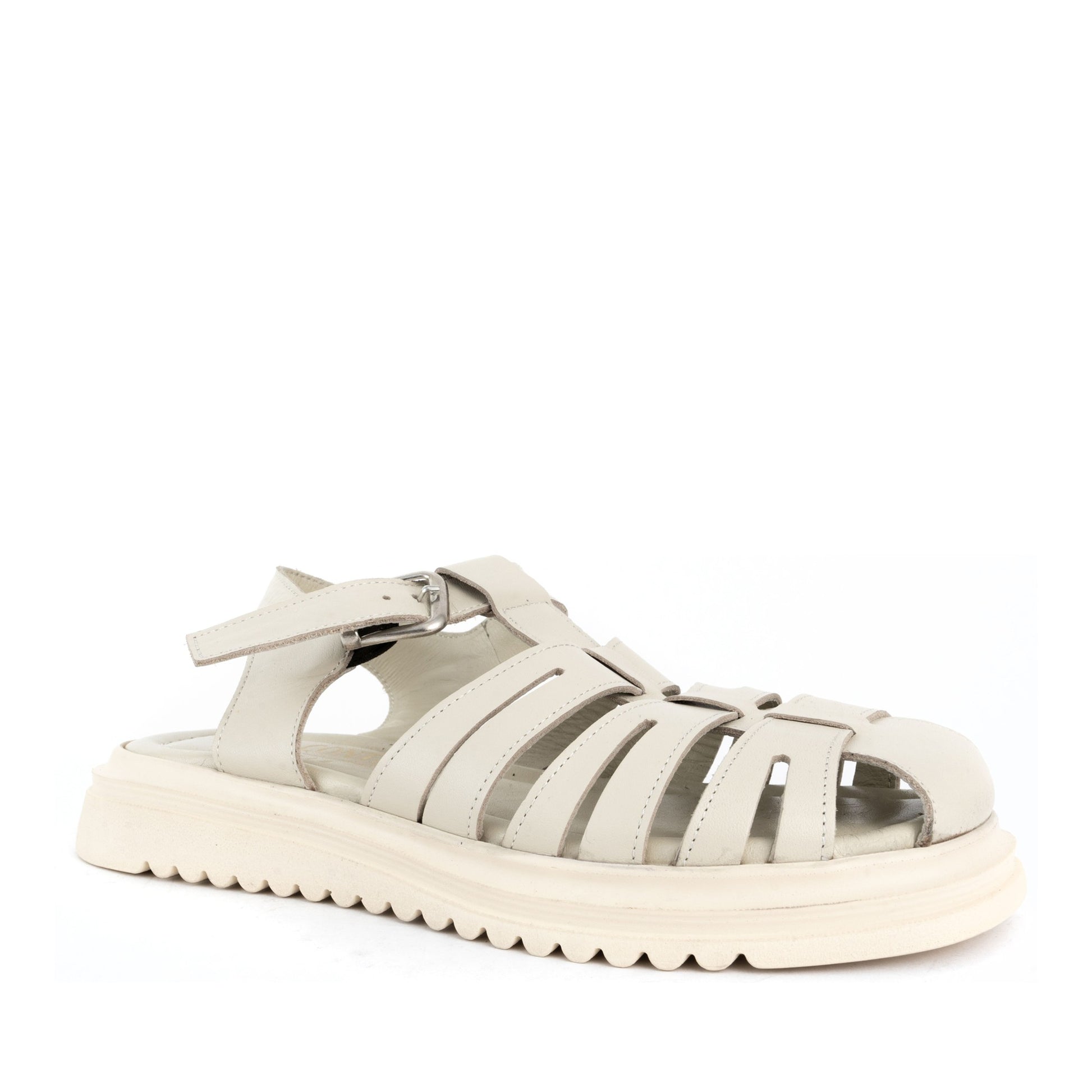 Women's Beige Open-Toe Sandals