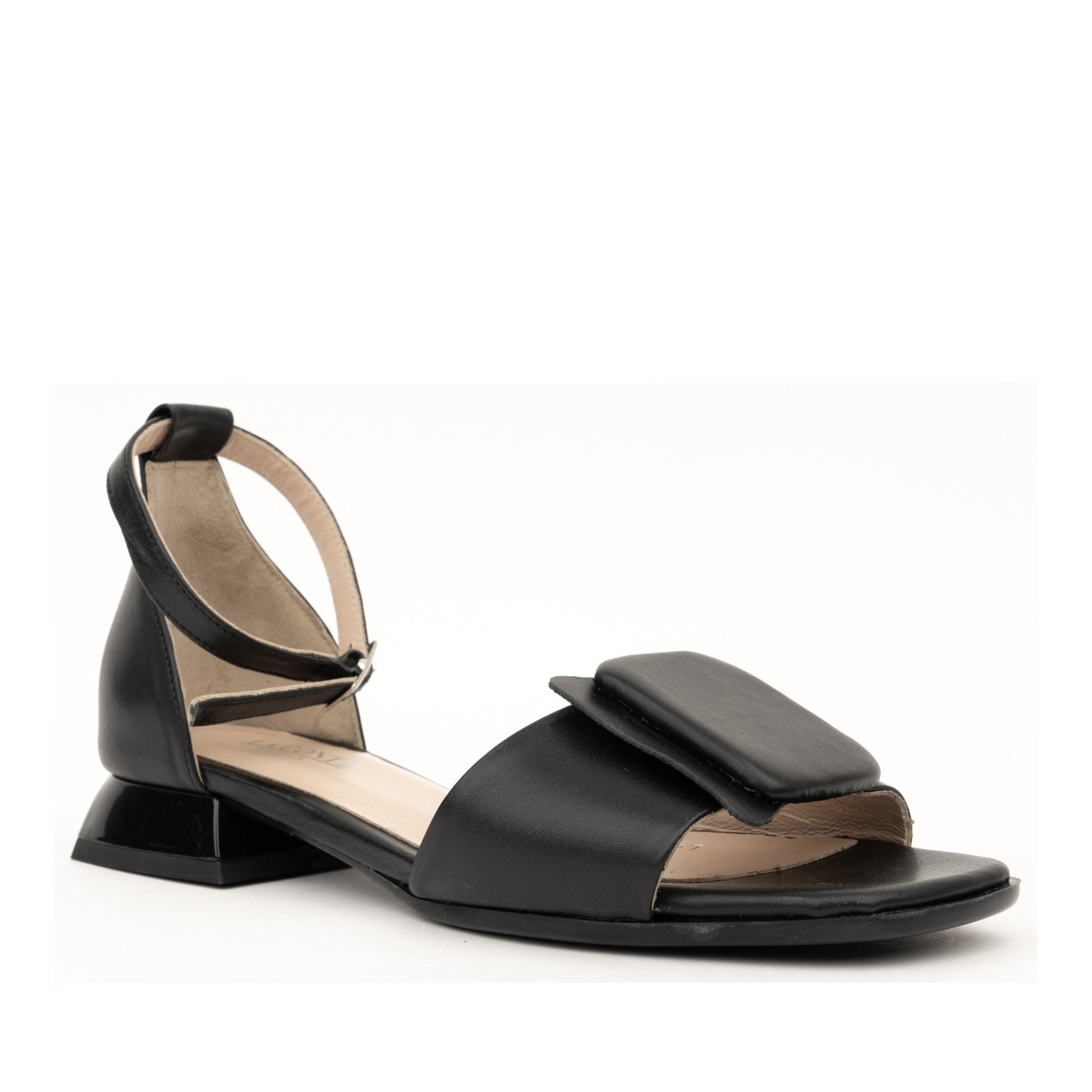 Women's Black Open-Toe Sandals