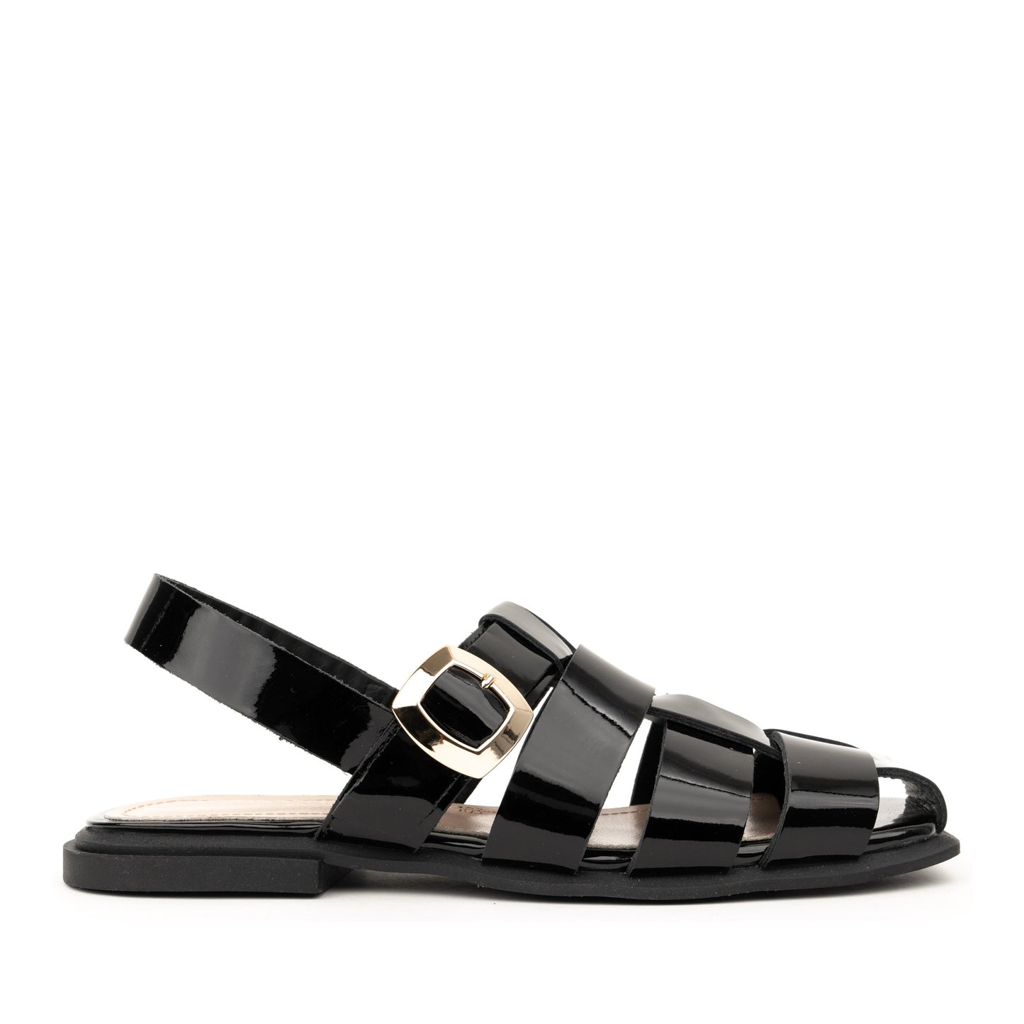 Women's Black Open-Toe Sandals