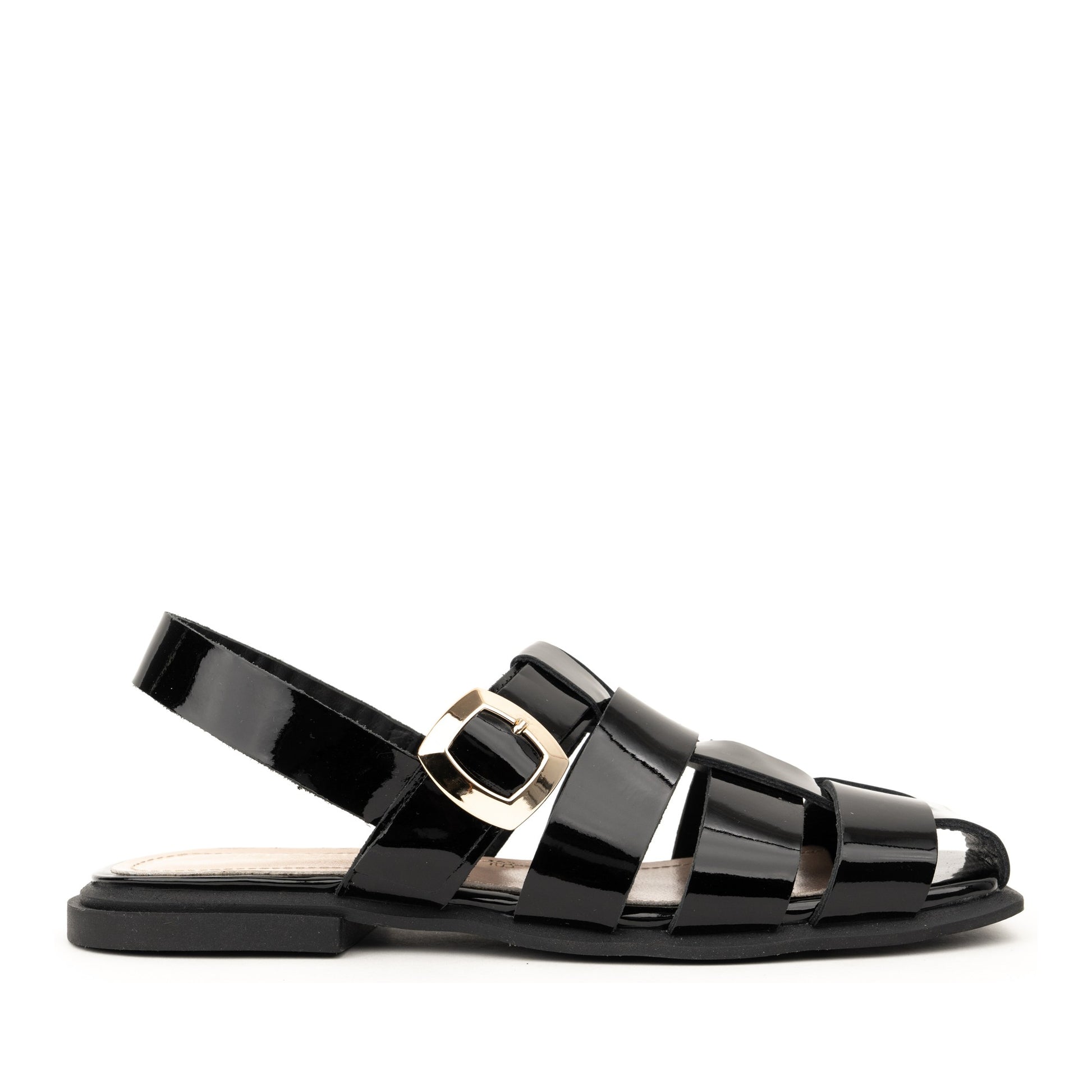 Women's Black Open-Toe Sandals