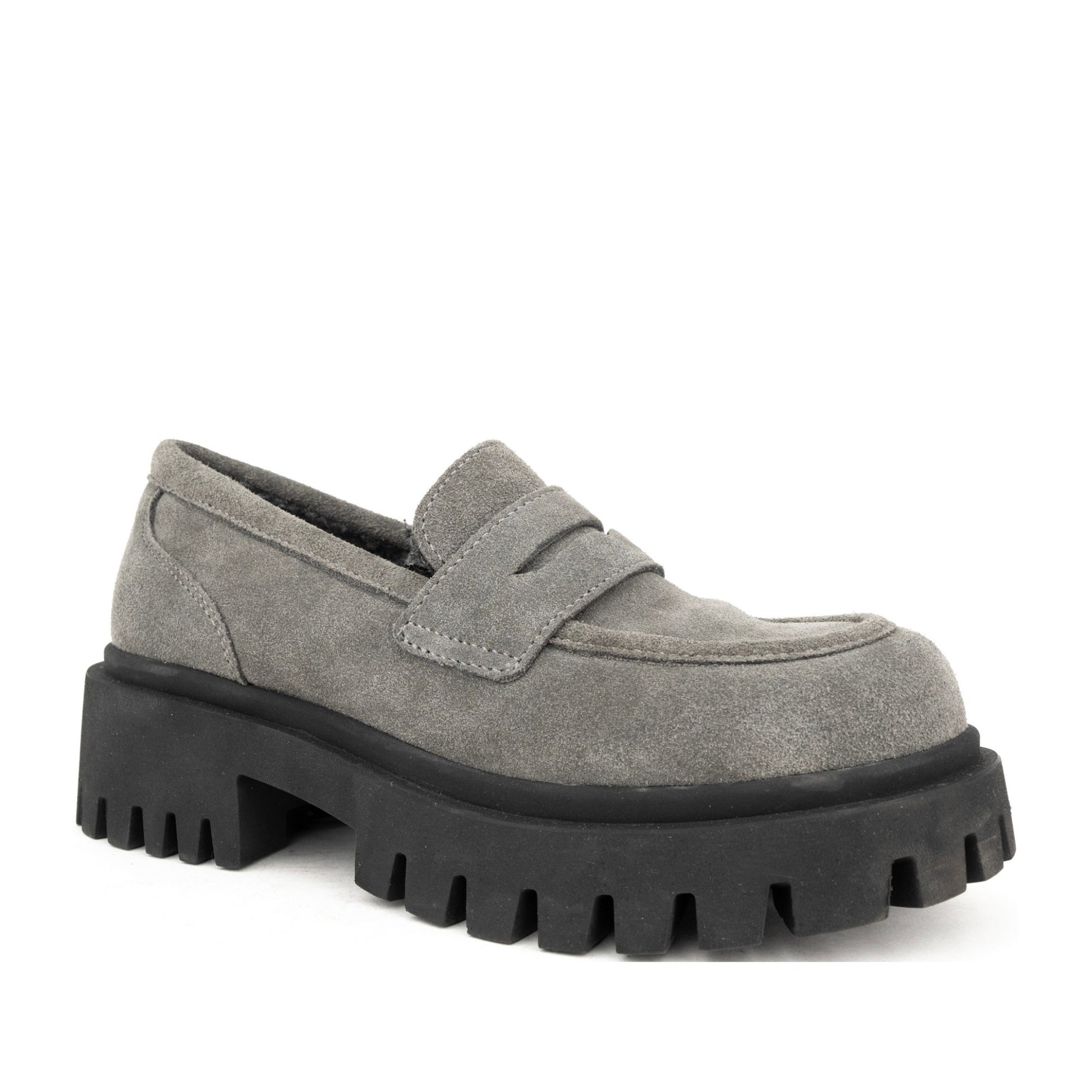 Women's Gray Loafers
