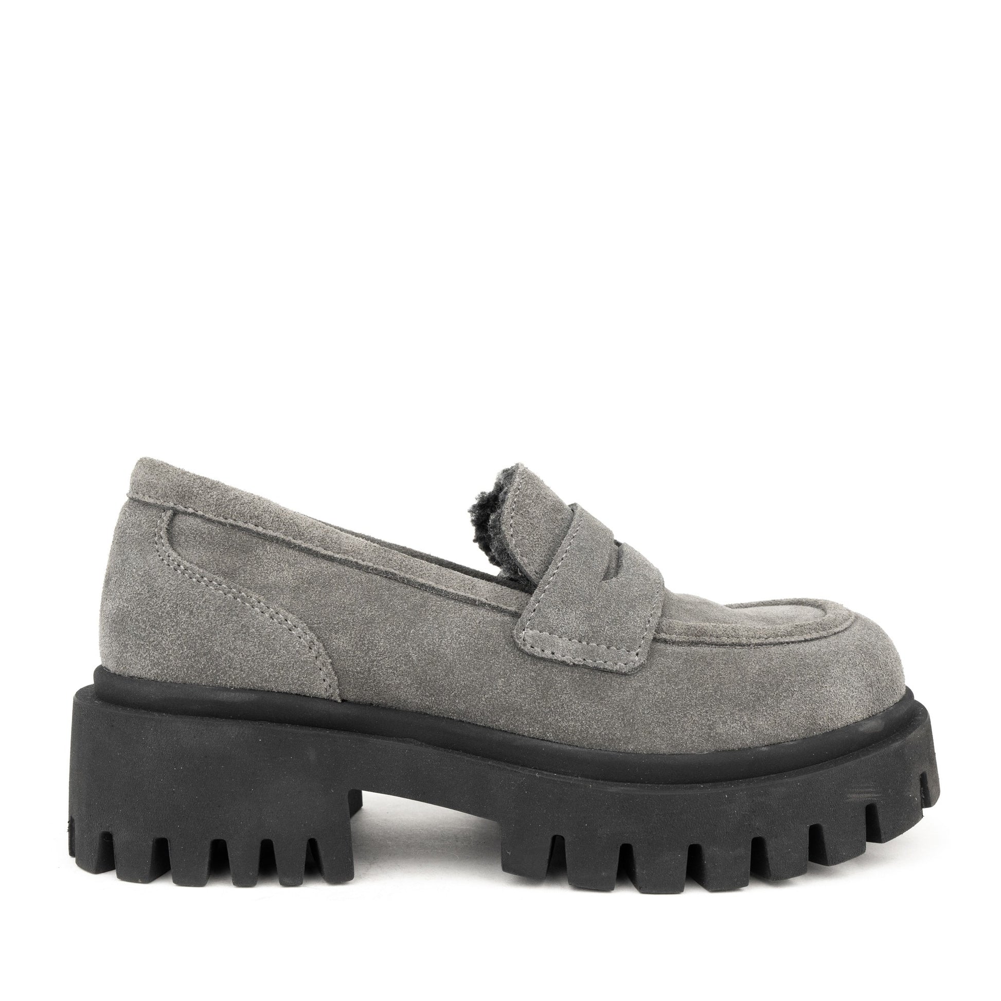 Women's Gray Loafers