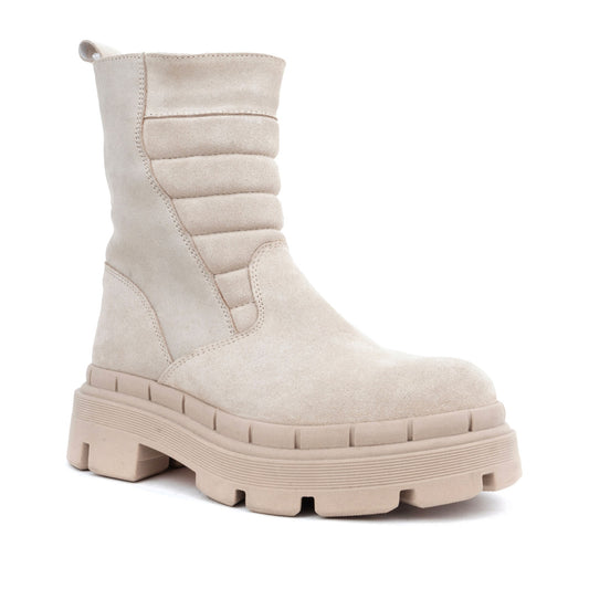 Harper 03 Women's Beige Ankle Boots