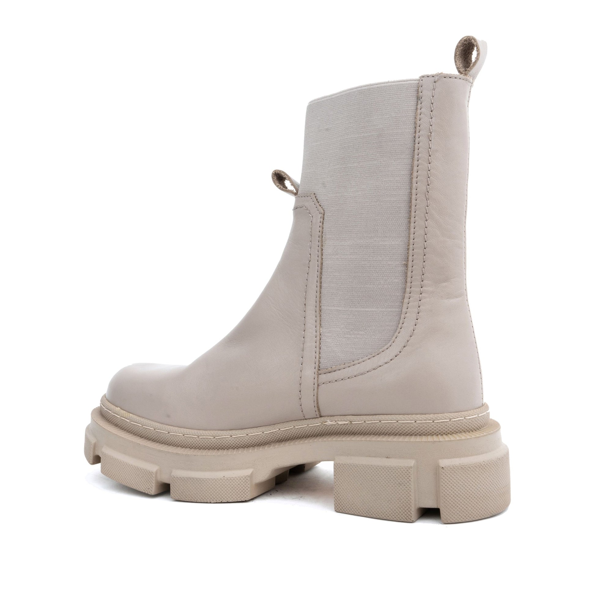 Tiffany 04 Women's Beige Ankle Boots