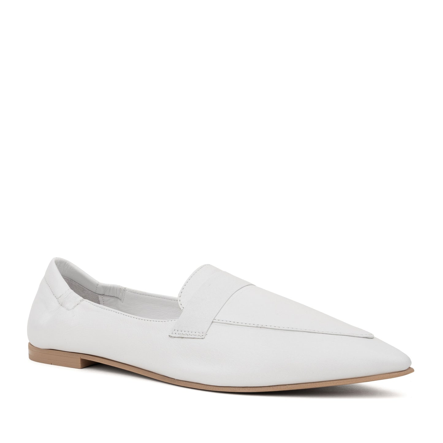 Women's White Ballet Flats