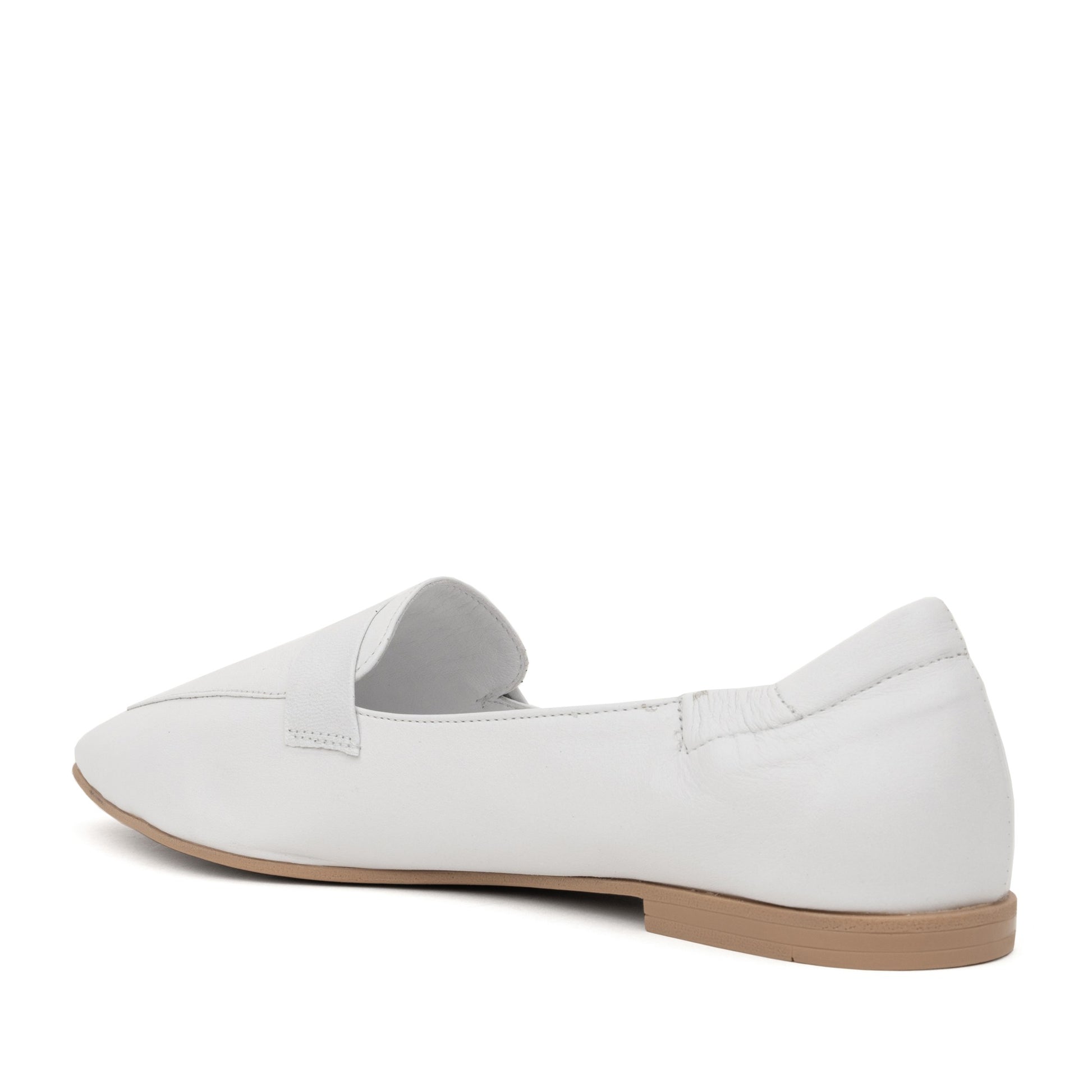 Women's White Ballet Flats