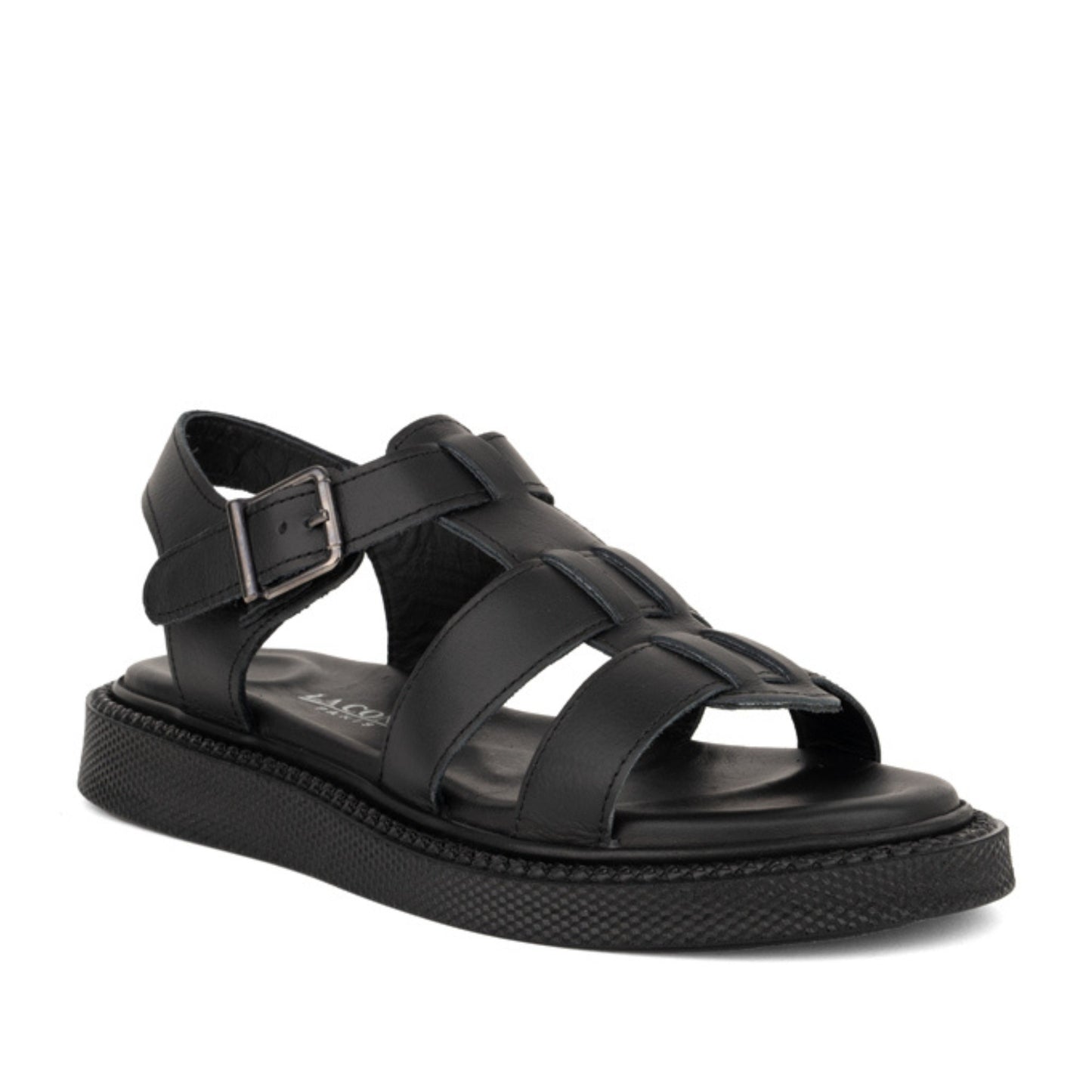 Women's Black Open-Toe Sandals