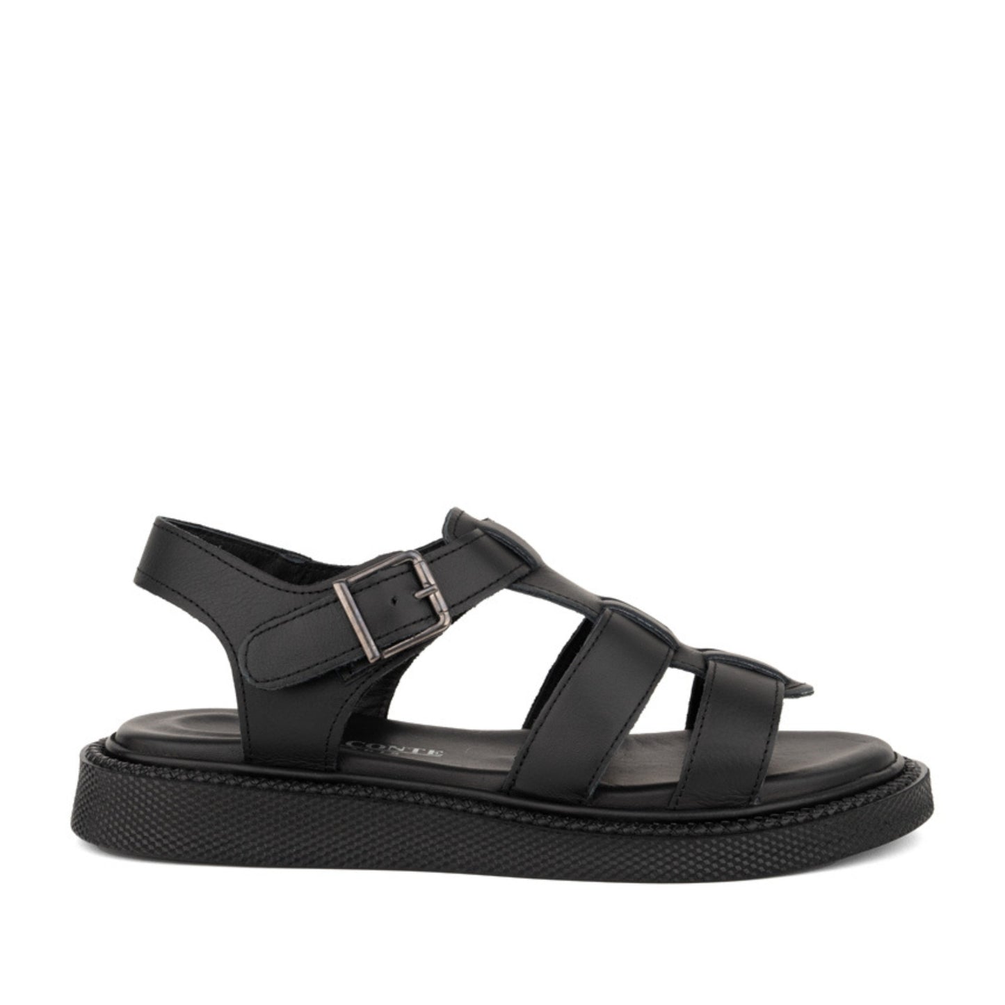 Women's Black Open-Toe Sandals