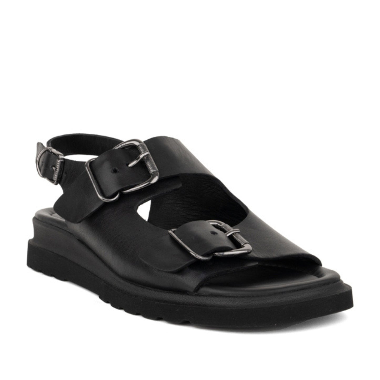 Women's Black Open-Toe Sandals