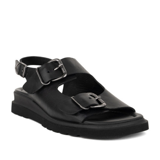 Women's Black Open-Toe Sandals