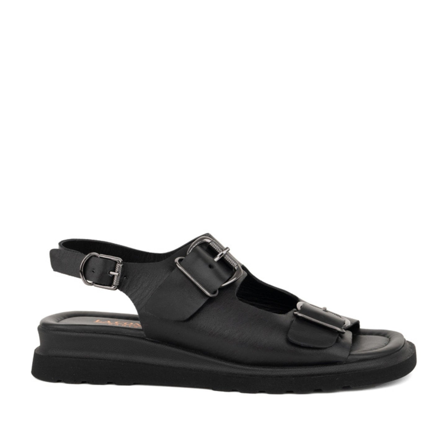Women's Black Open-Toe Sandals