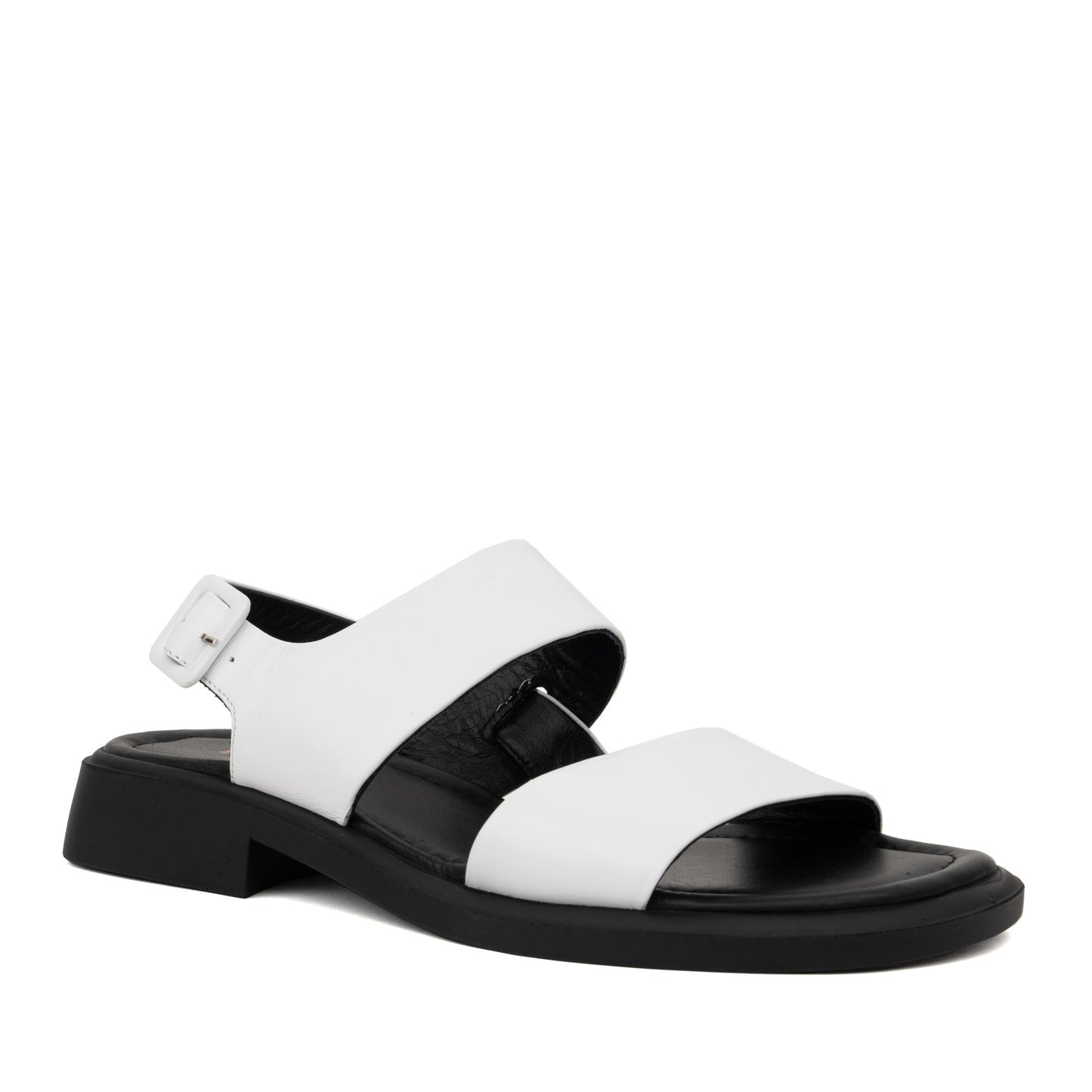 Women's White Open-Toe Sandals