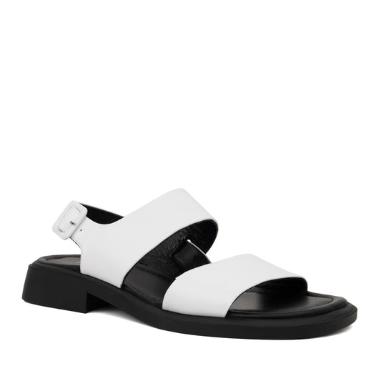 Women's White Open-Toe Sandals