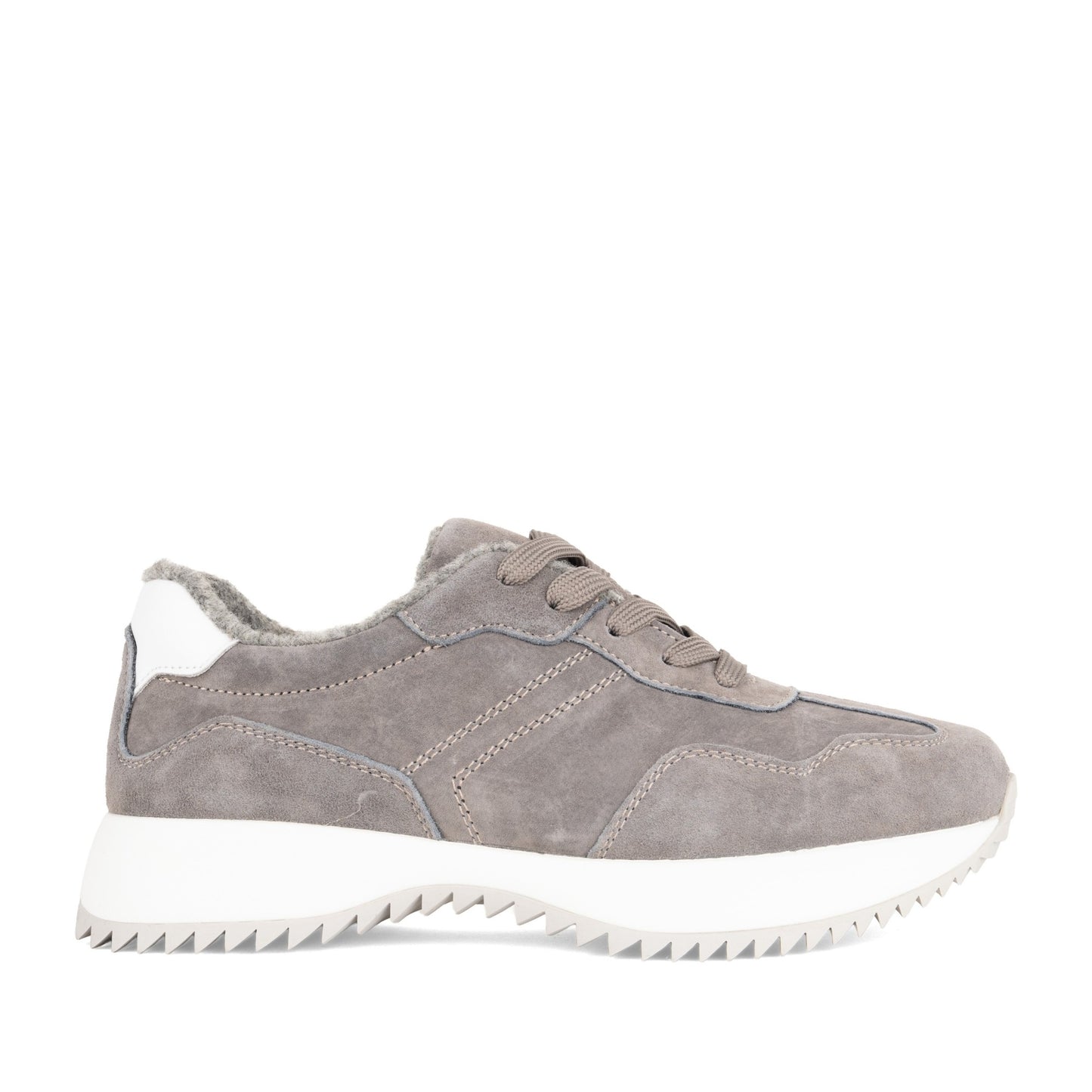 Women's Gray Wedge Fashion Sneakers