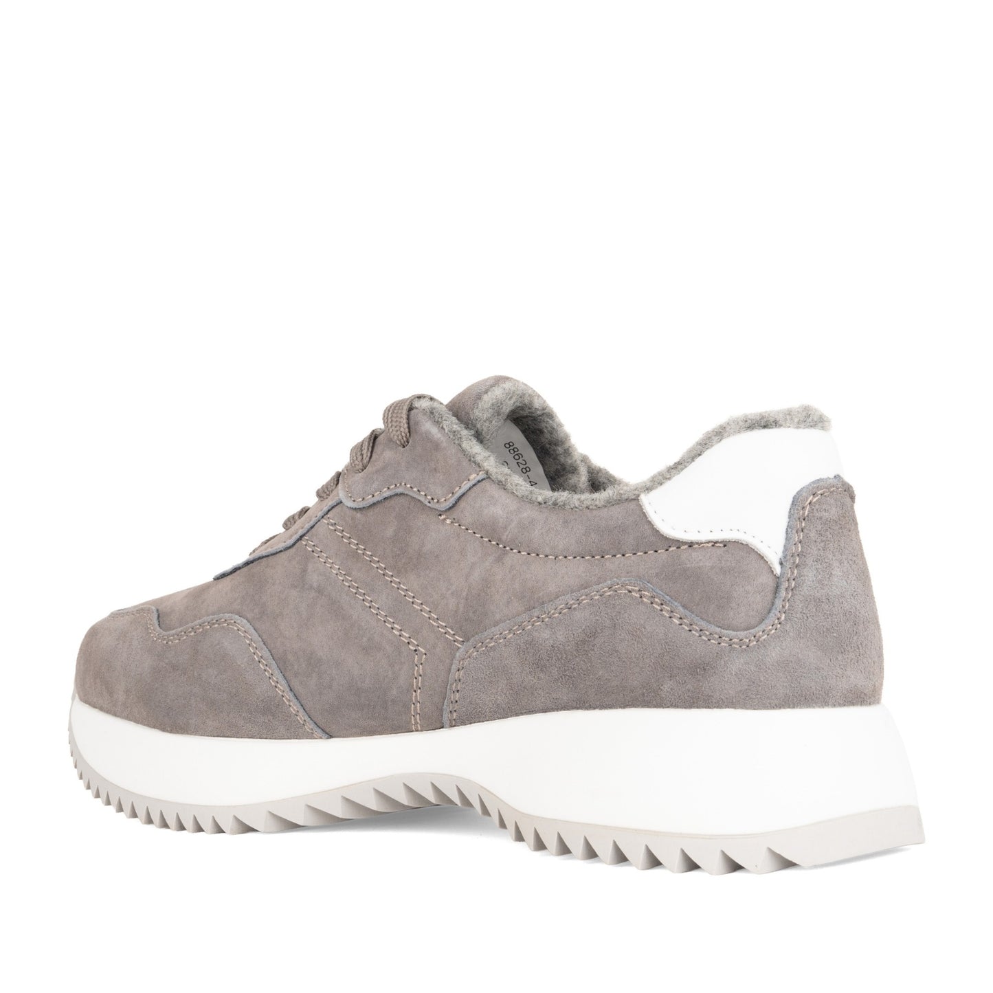 Women's Gray Wedge Fashion Sneakers