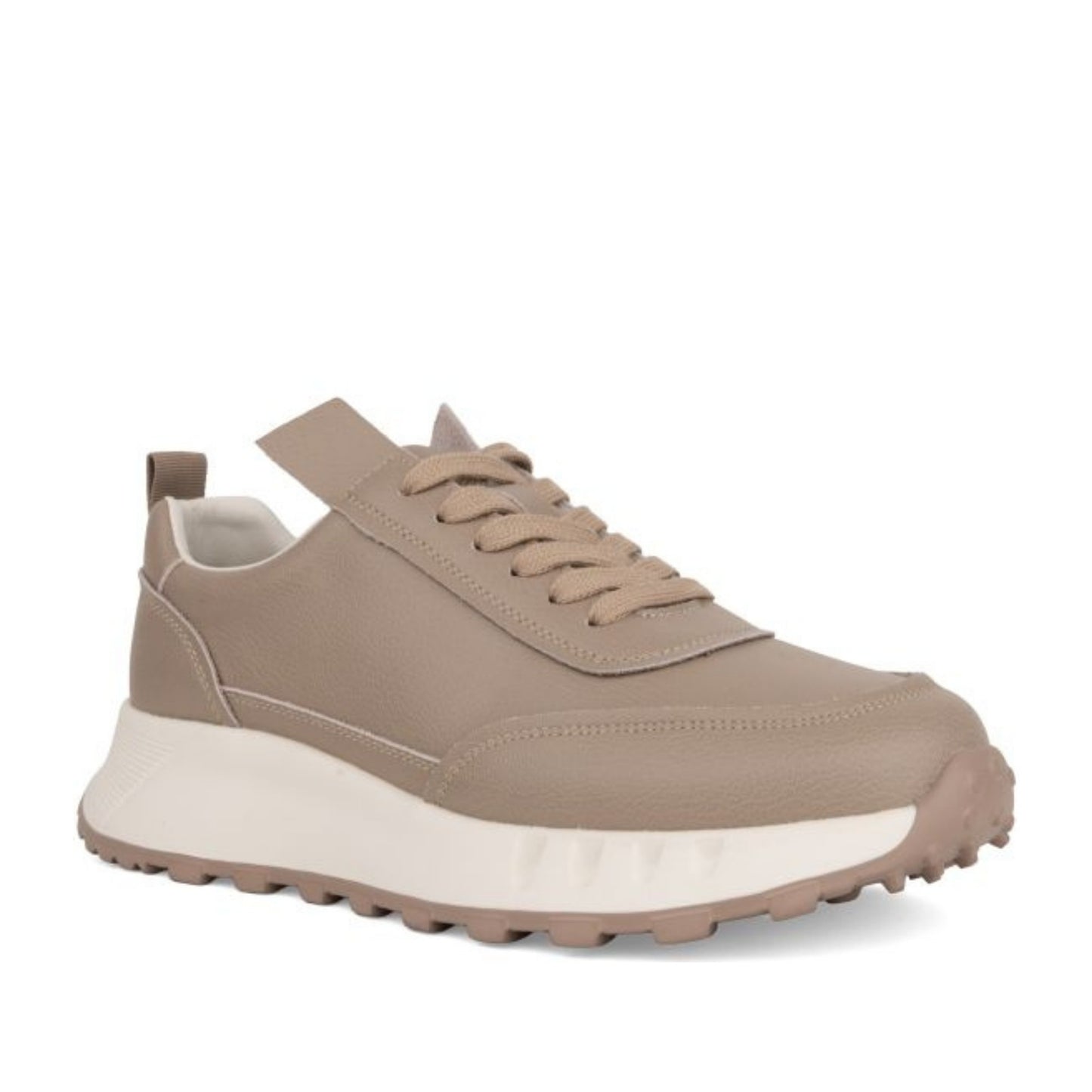 Women's Beige Wedge Fashion Sneakers