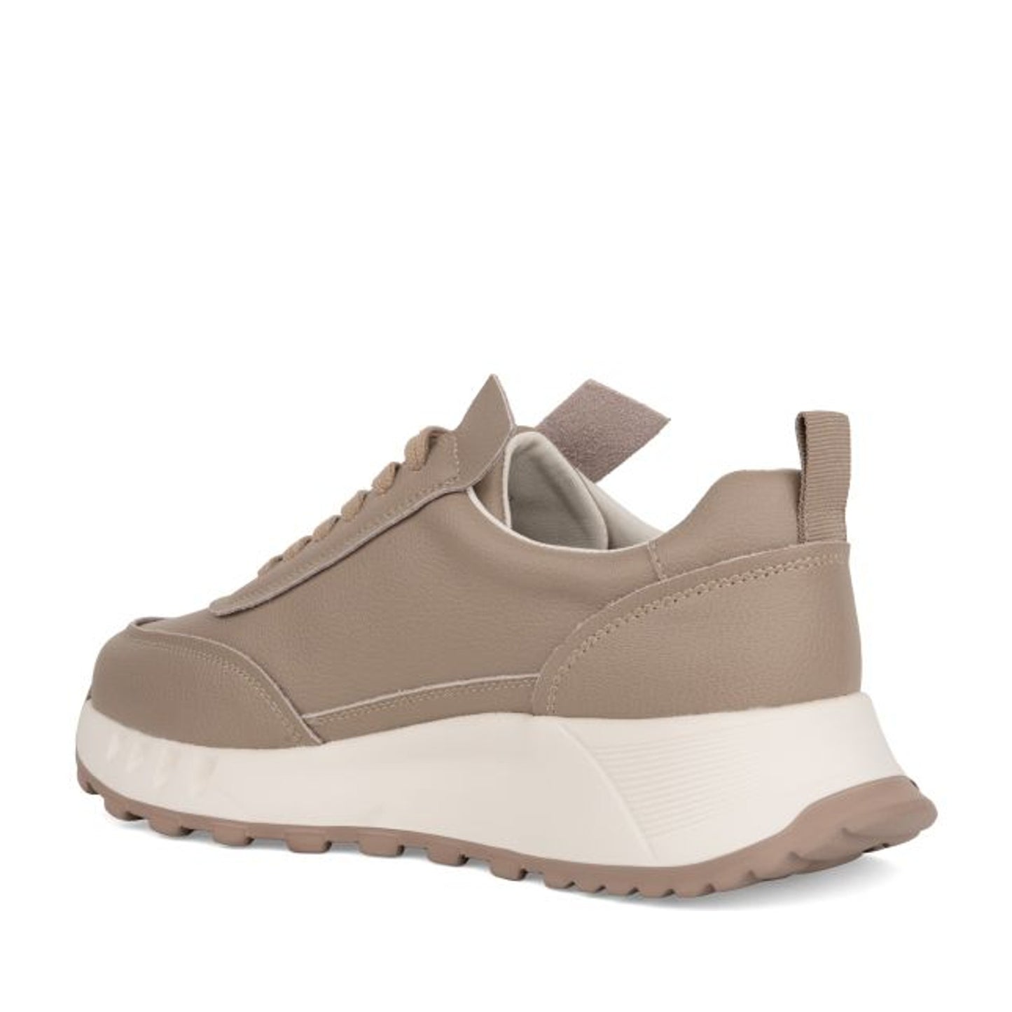 Women's Beige Wedge Fashion Sneakers
