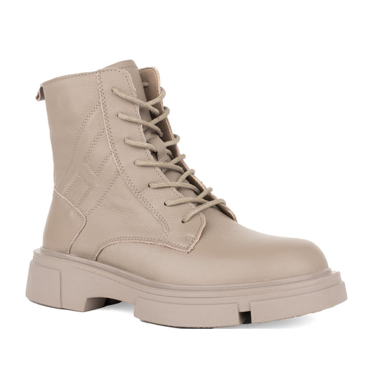 Women's Beige Ankle Boots