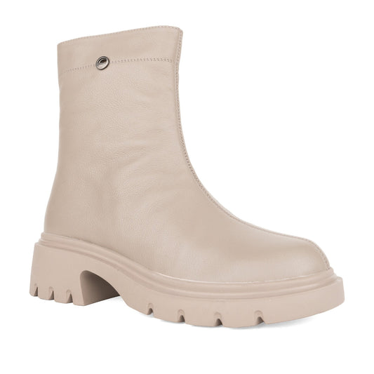 Women's Beige Ankle Boots