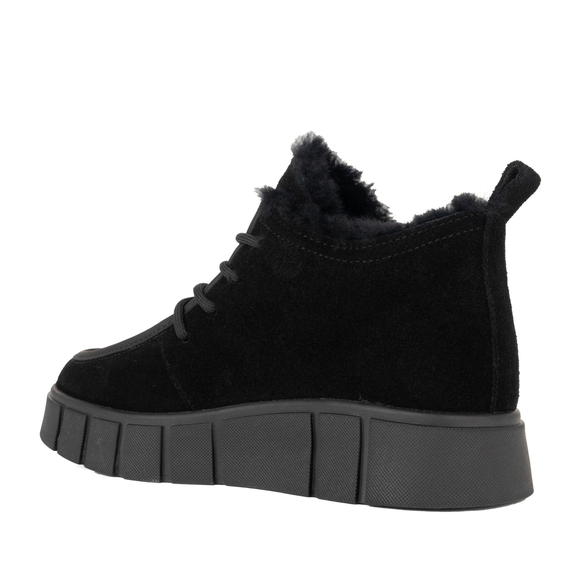 Women's Black Wedge Ankle Boots