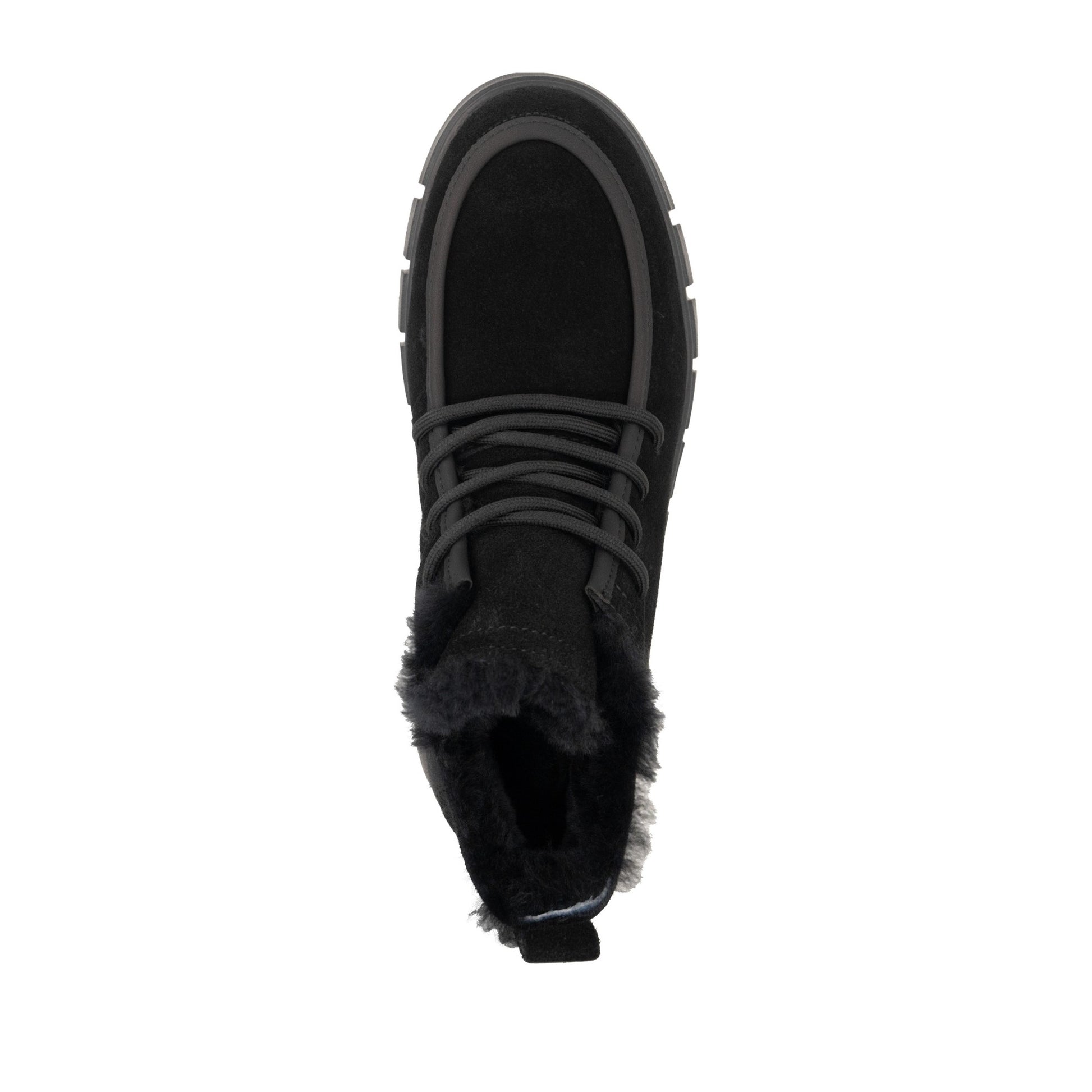 Women's Black Wedge Ankle Boots