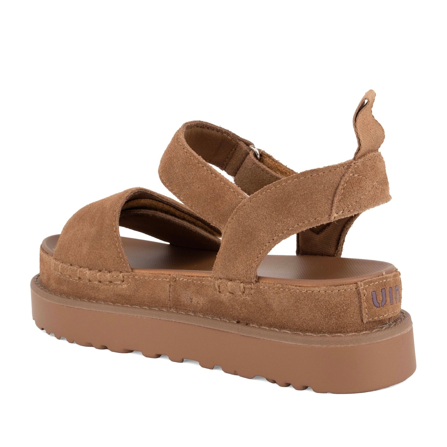 Women's Brown Wedge Open-Toe Sandals