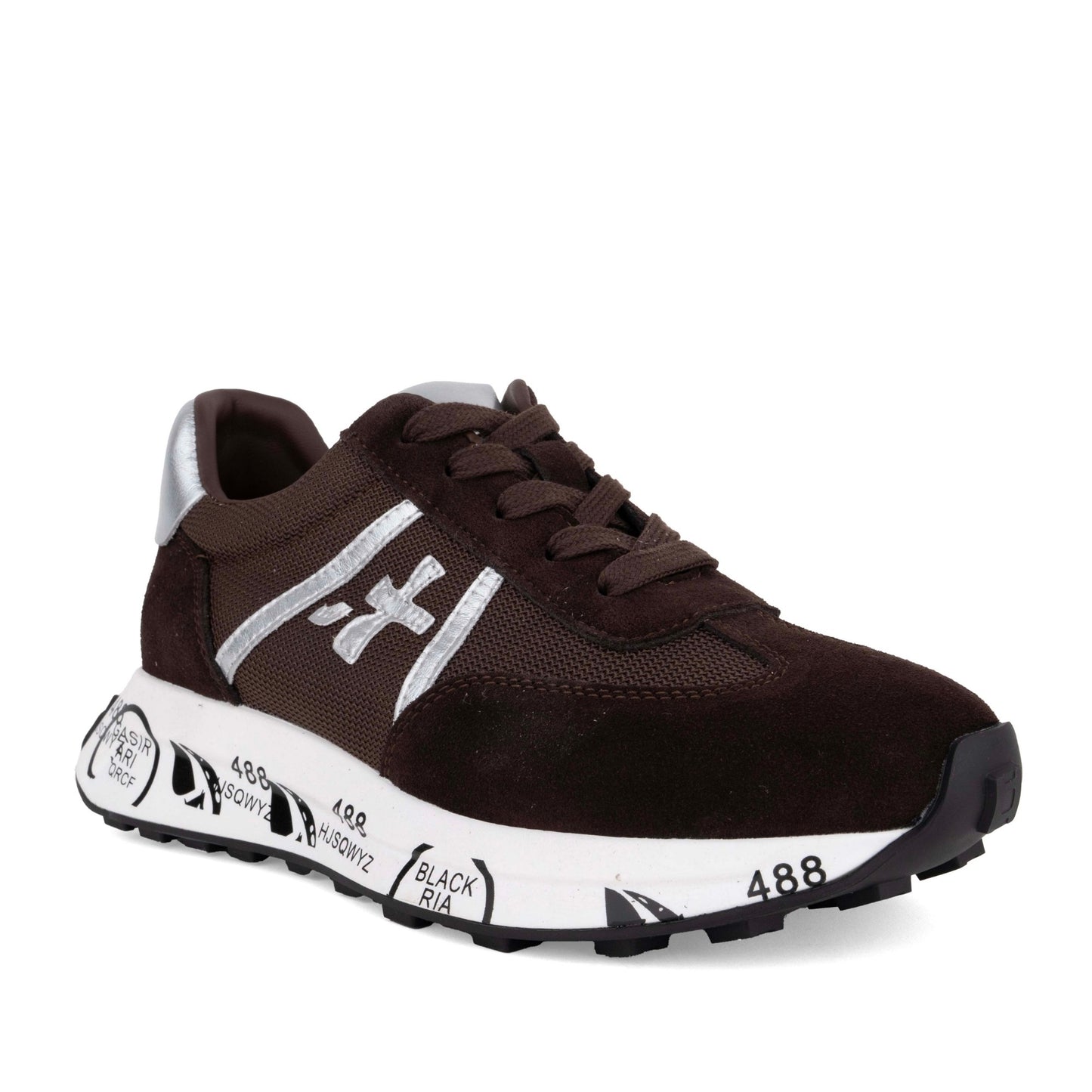 Women's Brown Wedge Fashion Sneakers