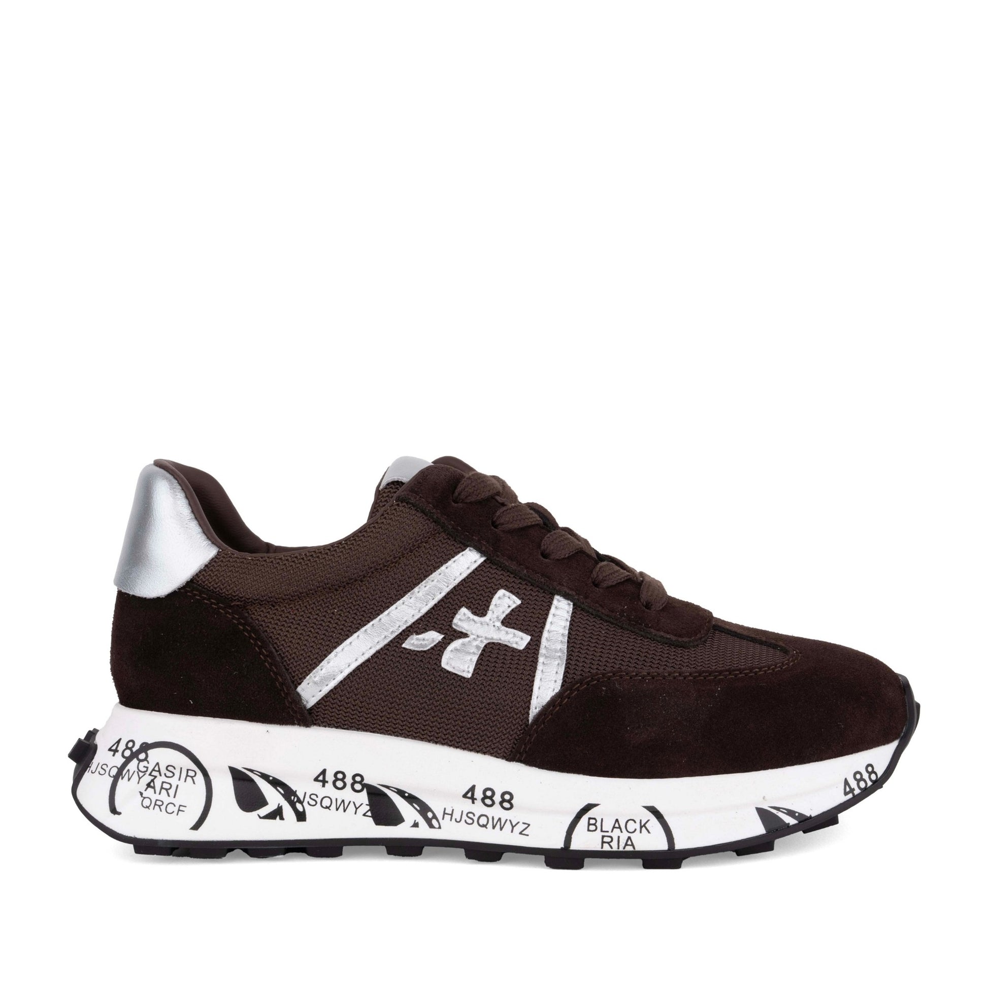 Women's Brown Wedge Fashion Sneakers