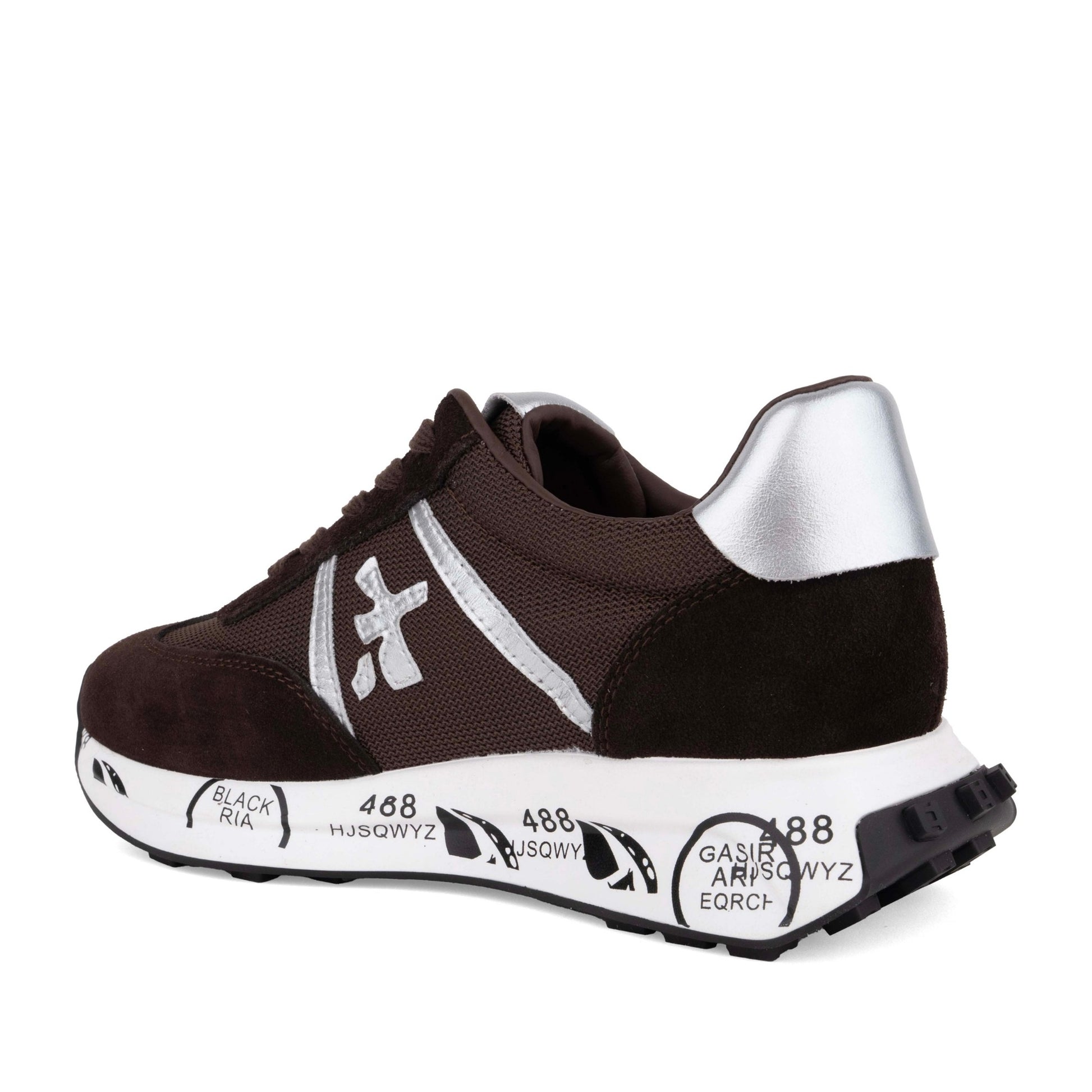Women's Brown Wedge Fashion Sneakers