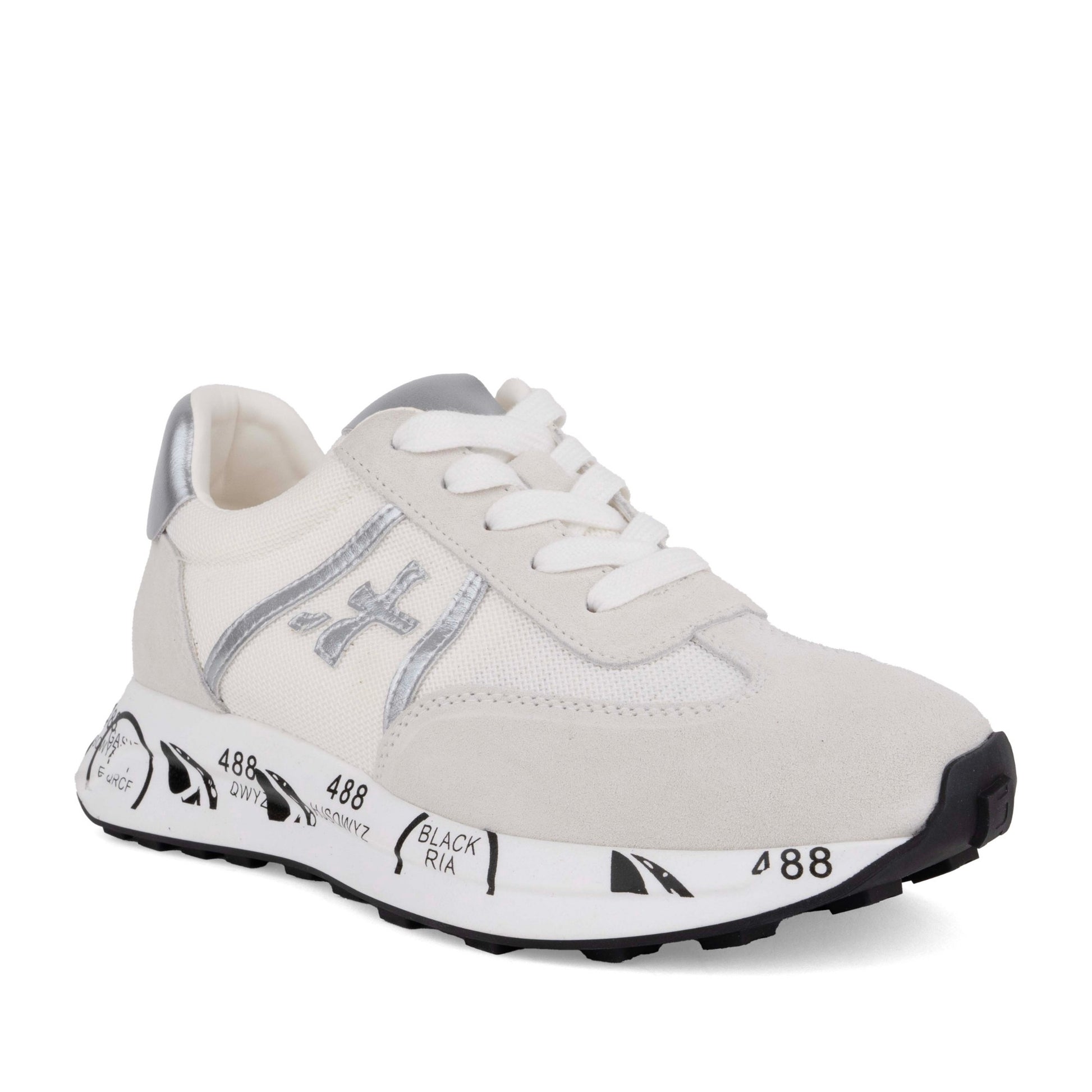 Women's White Wedge Fashion Sneakers