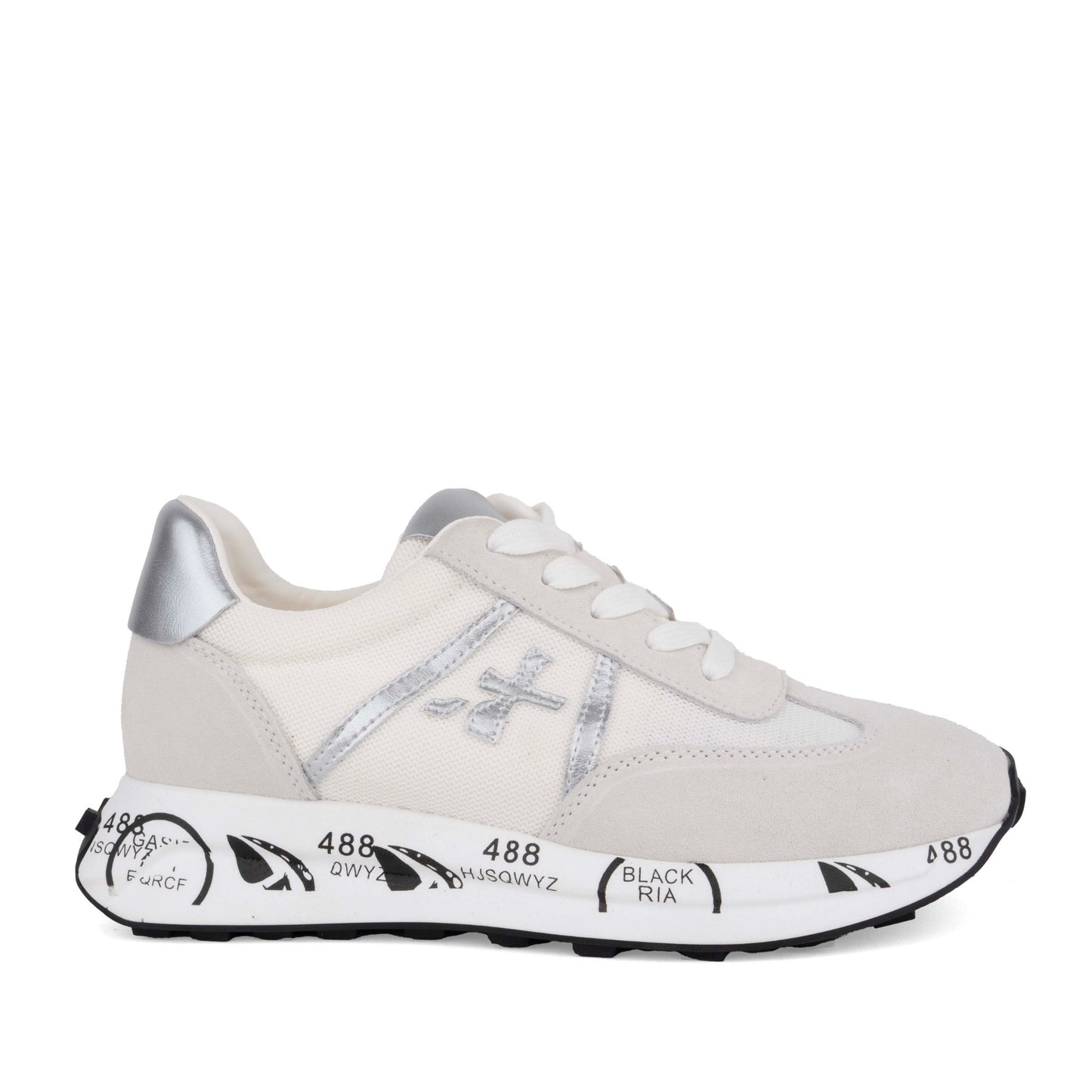 Women's White Wedge Fashion Sneakers