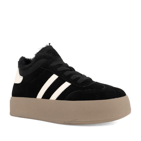 Women's Black Fashion Sneakers