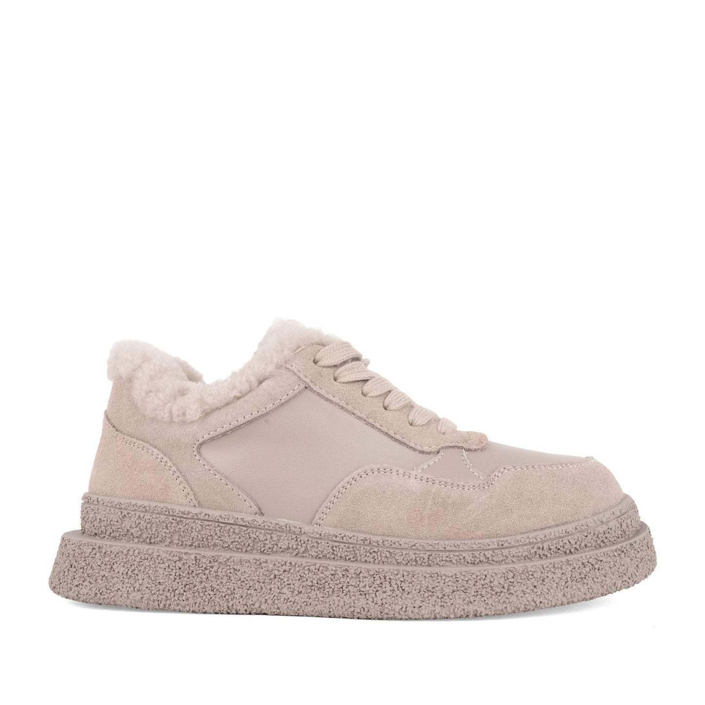 Women's Gray Warm Shoes