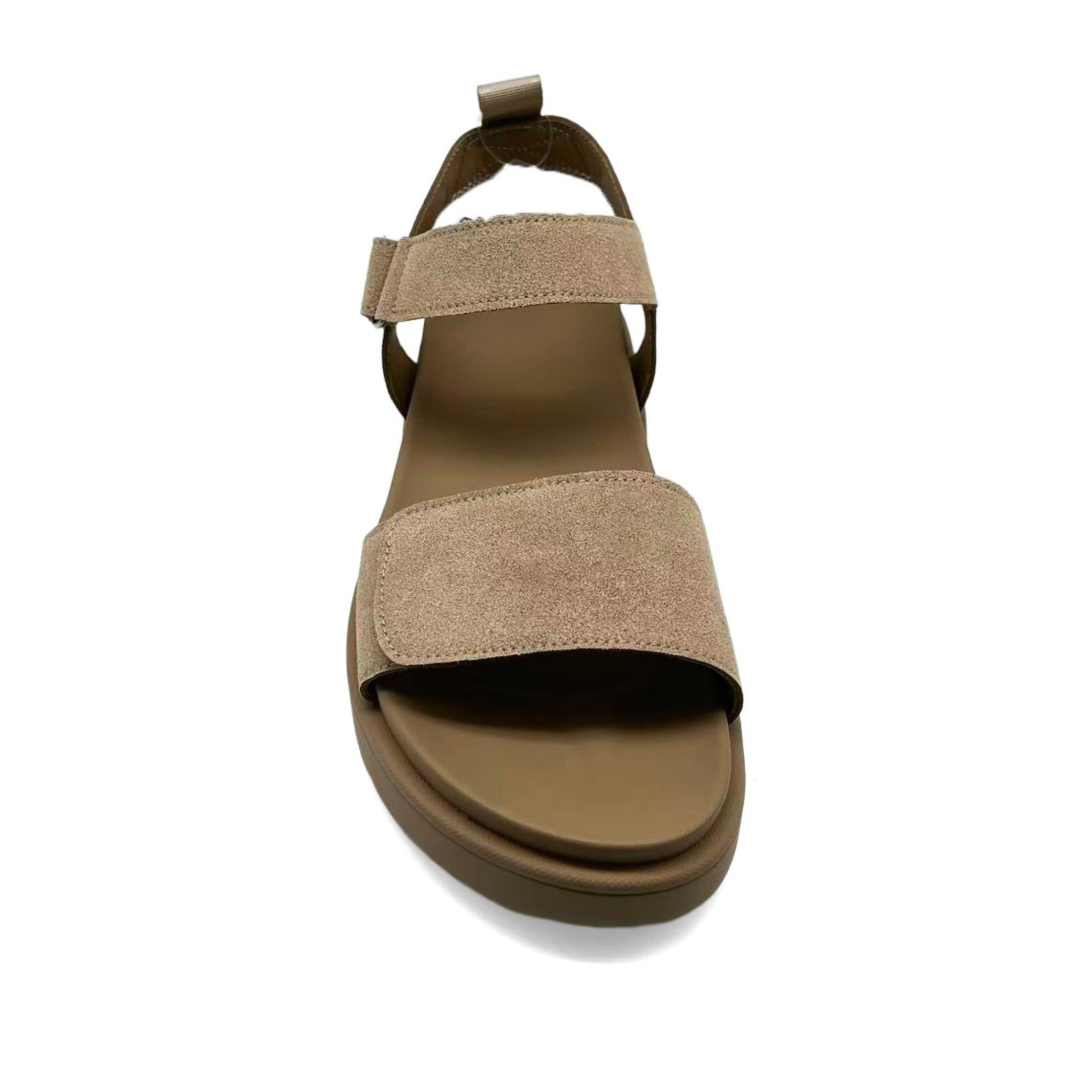 Women's Beige Wedge Open-Toe Sandals