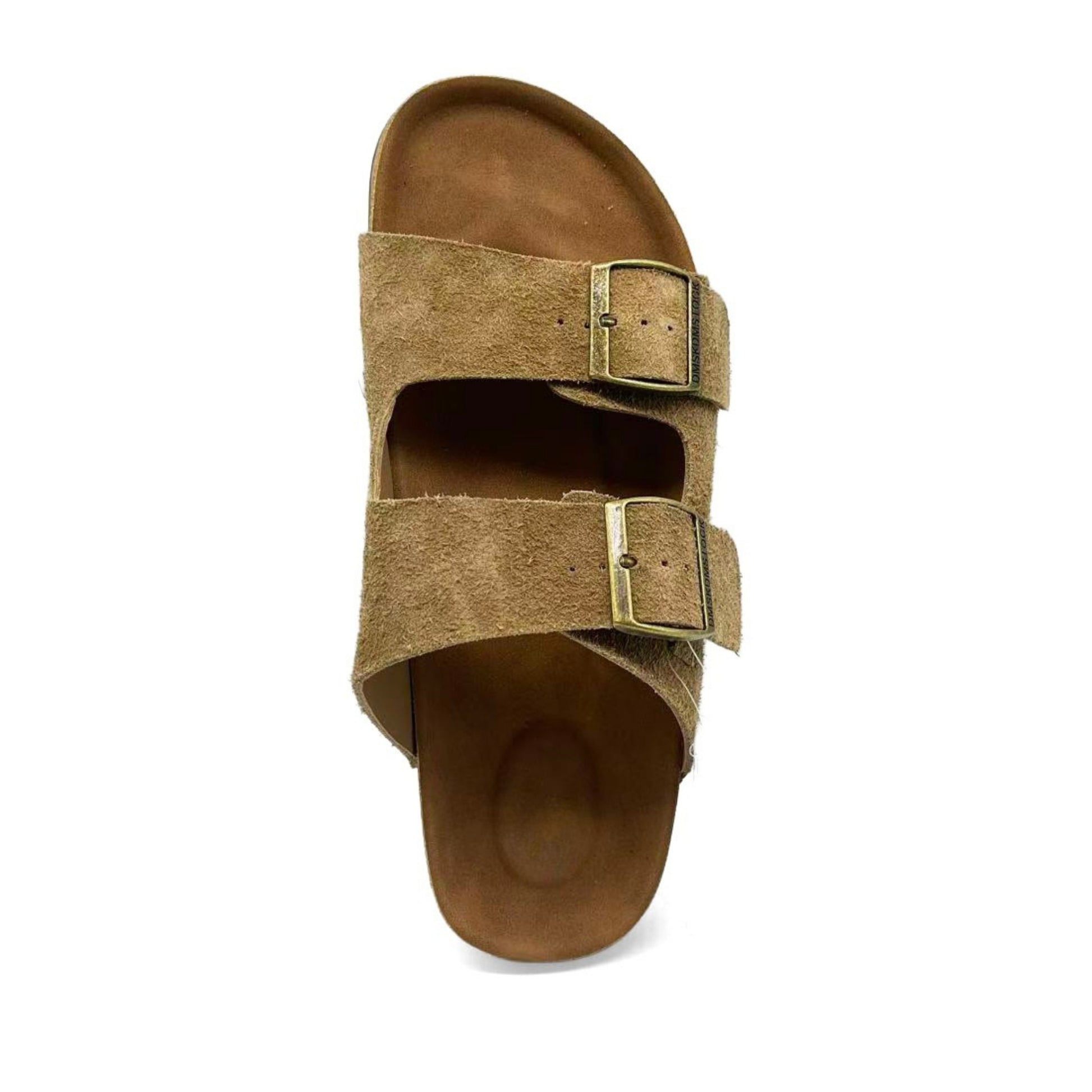 Women's Brown Wedge Open-Toe Slippers