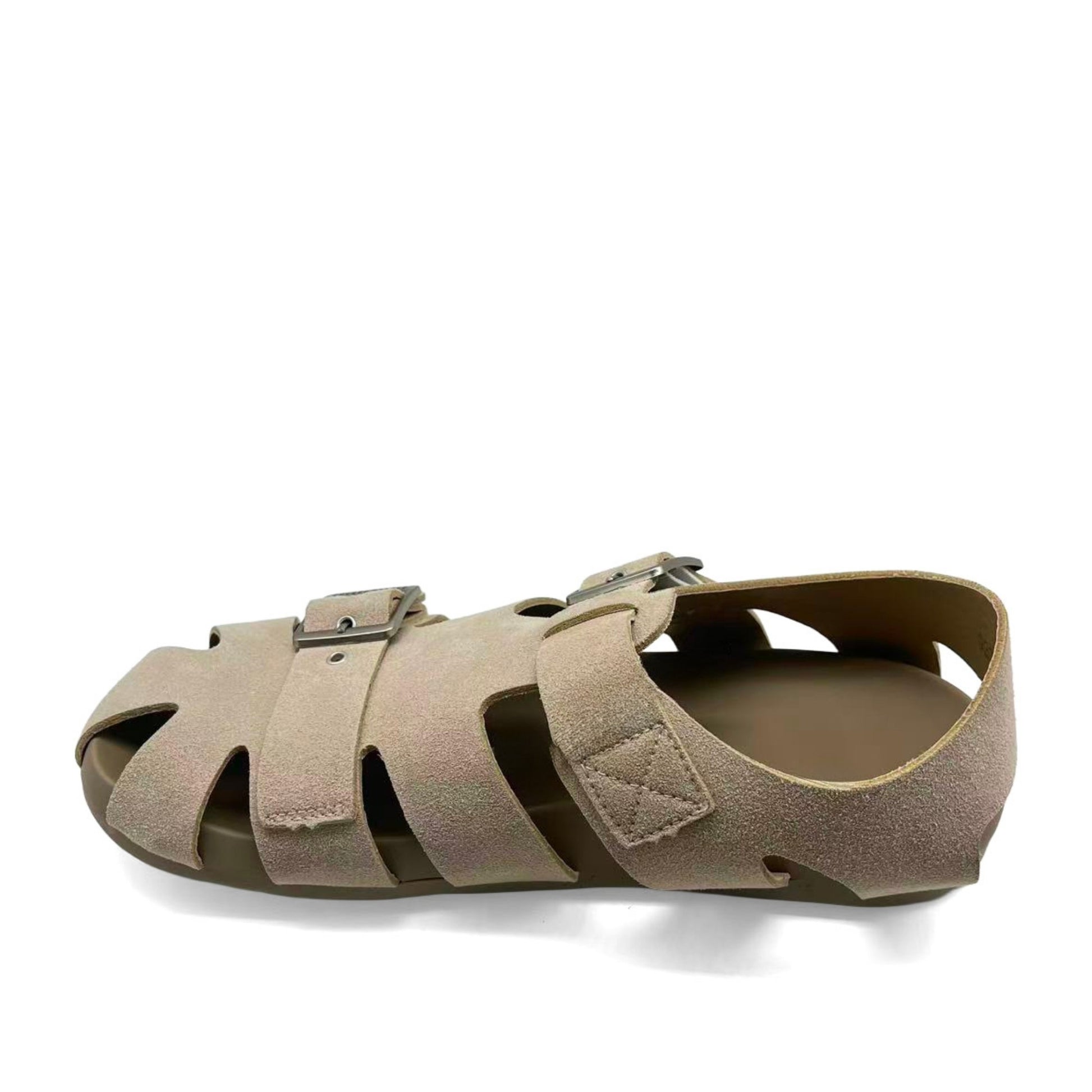 Women's Brown Open-Toe Sandals