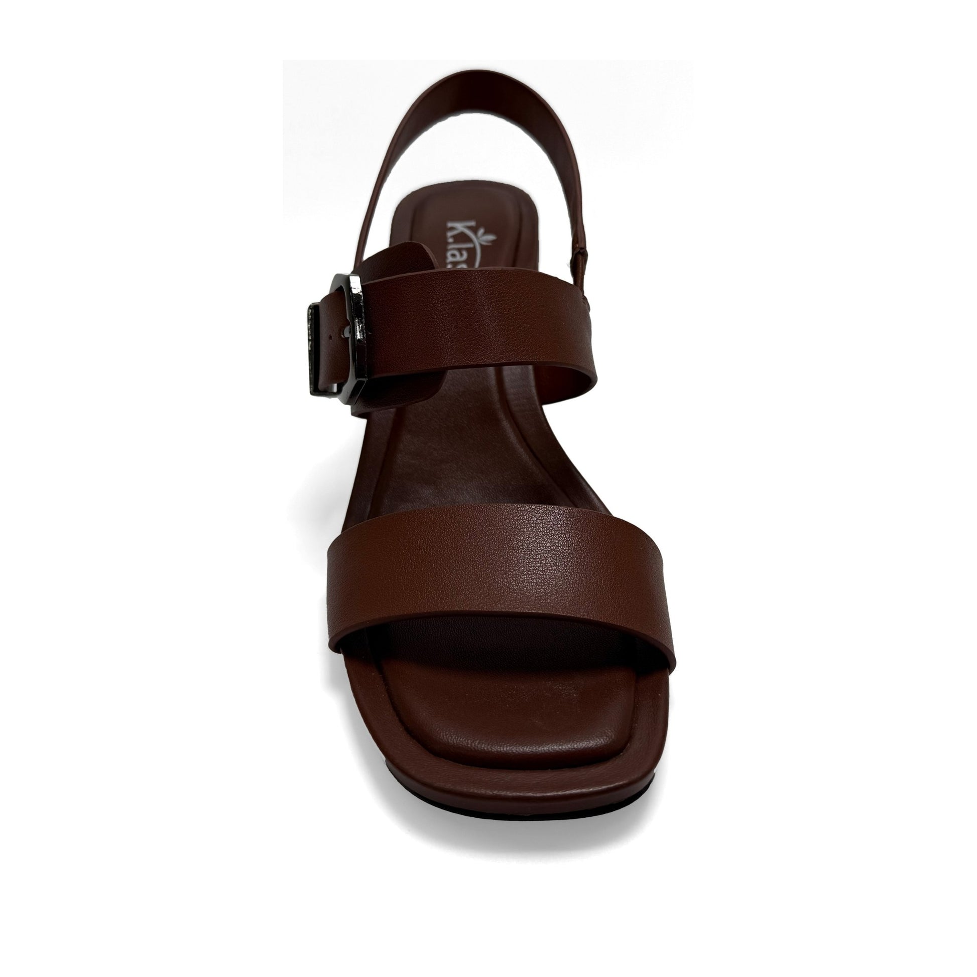 Women's Brown Dress Open-Toe Sandals
