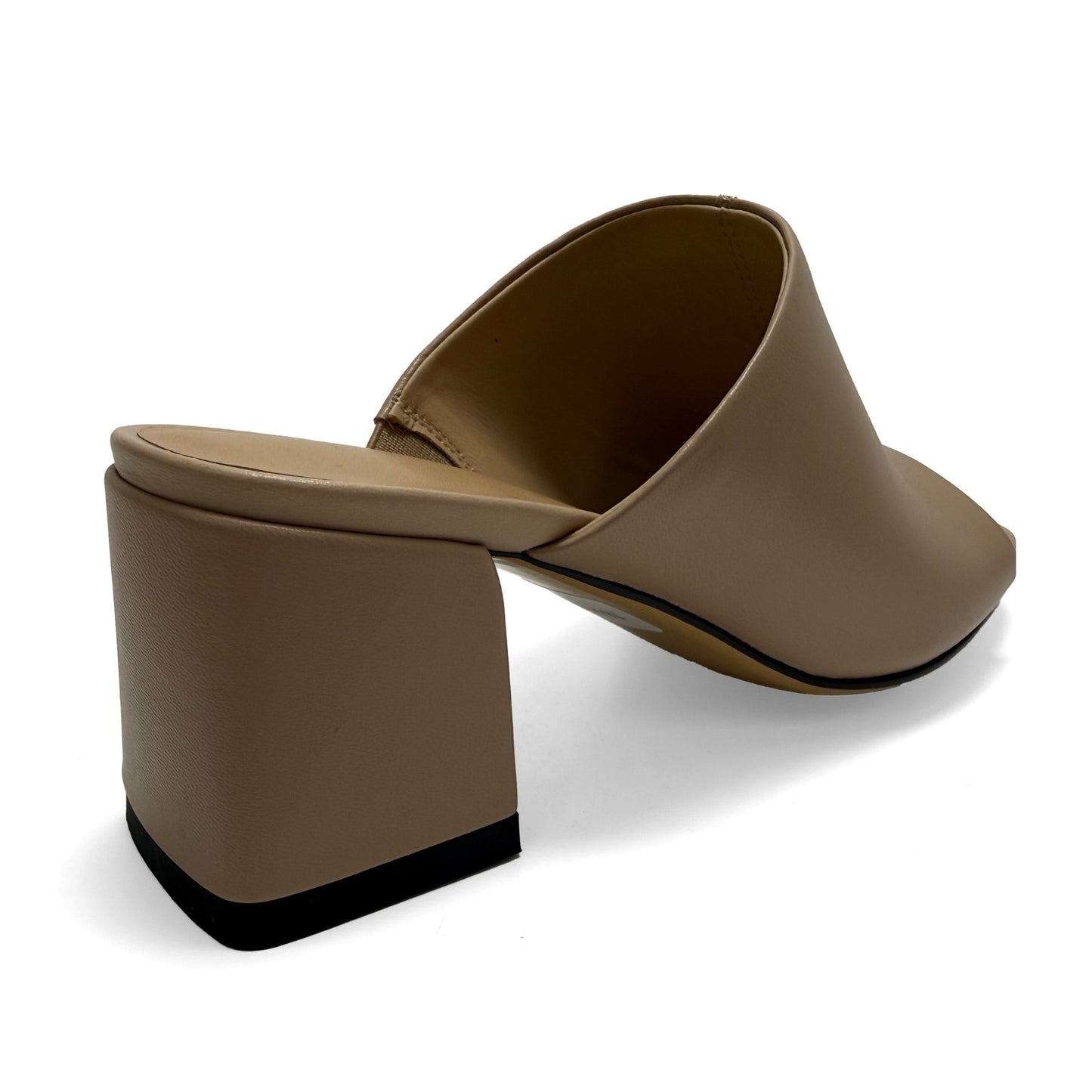 Women's Beige Open-Toe Slippers