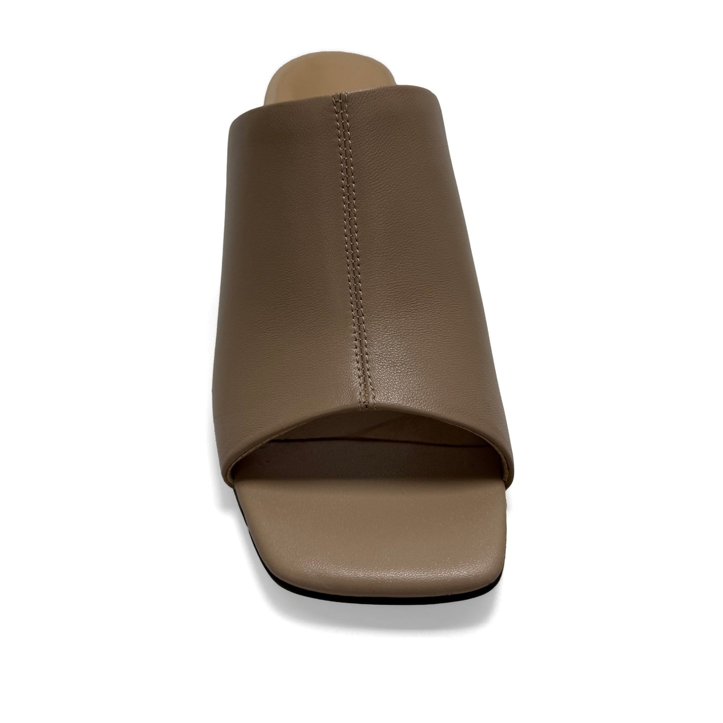 Women's Beige Open-Toe Slippers