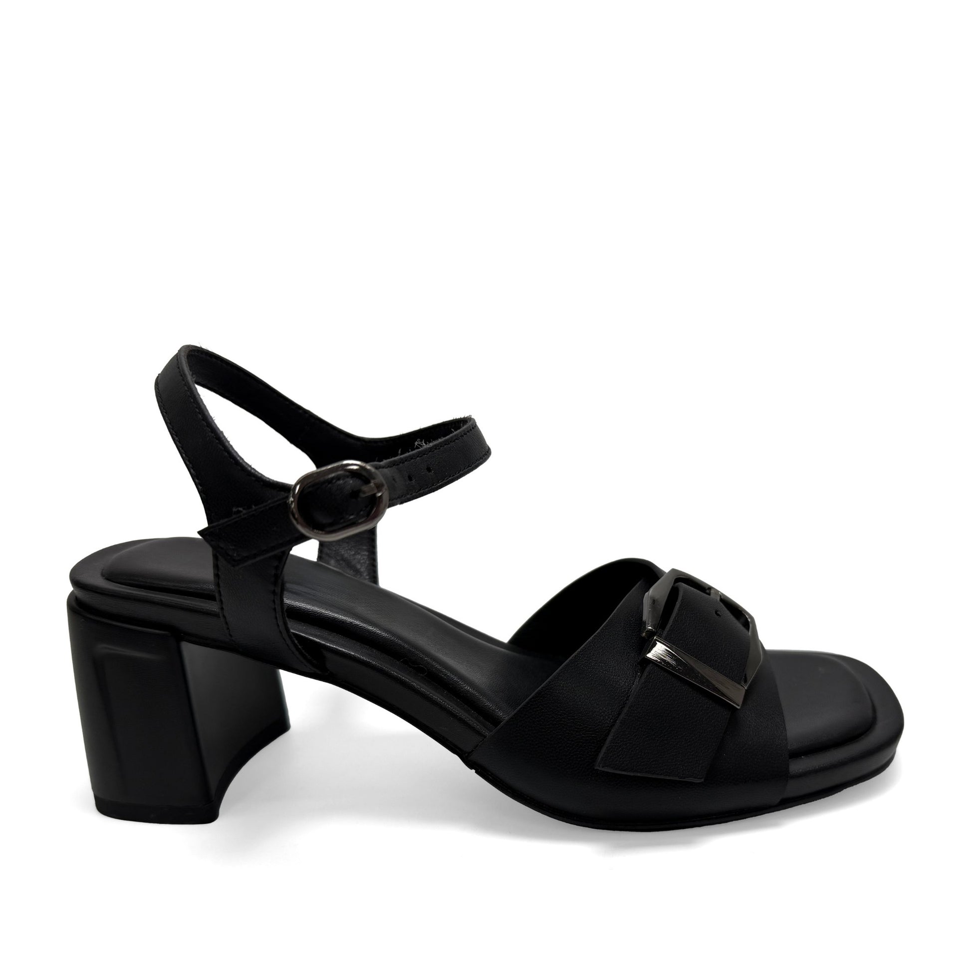 Women's Black Dress Open-Toe Sandals