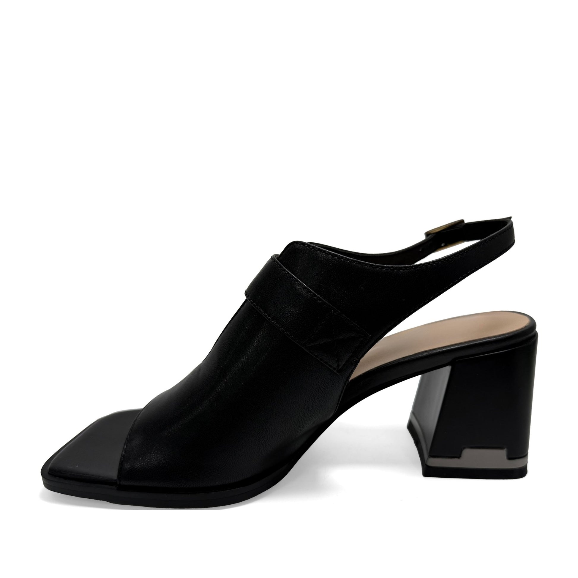 Women's Black Dress Open-Toe Sandals