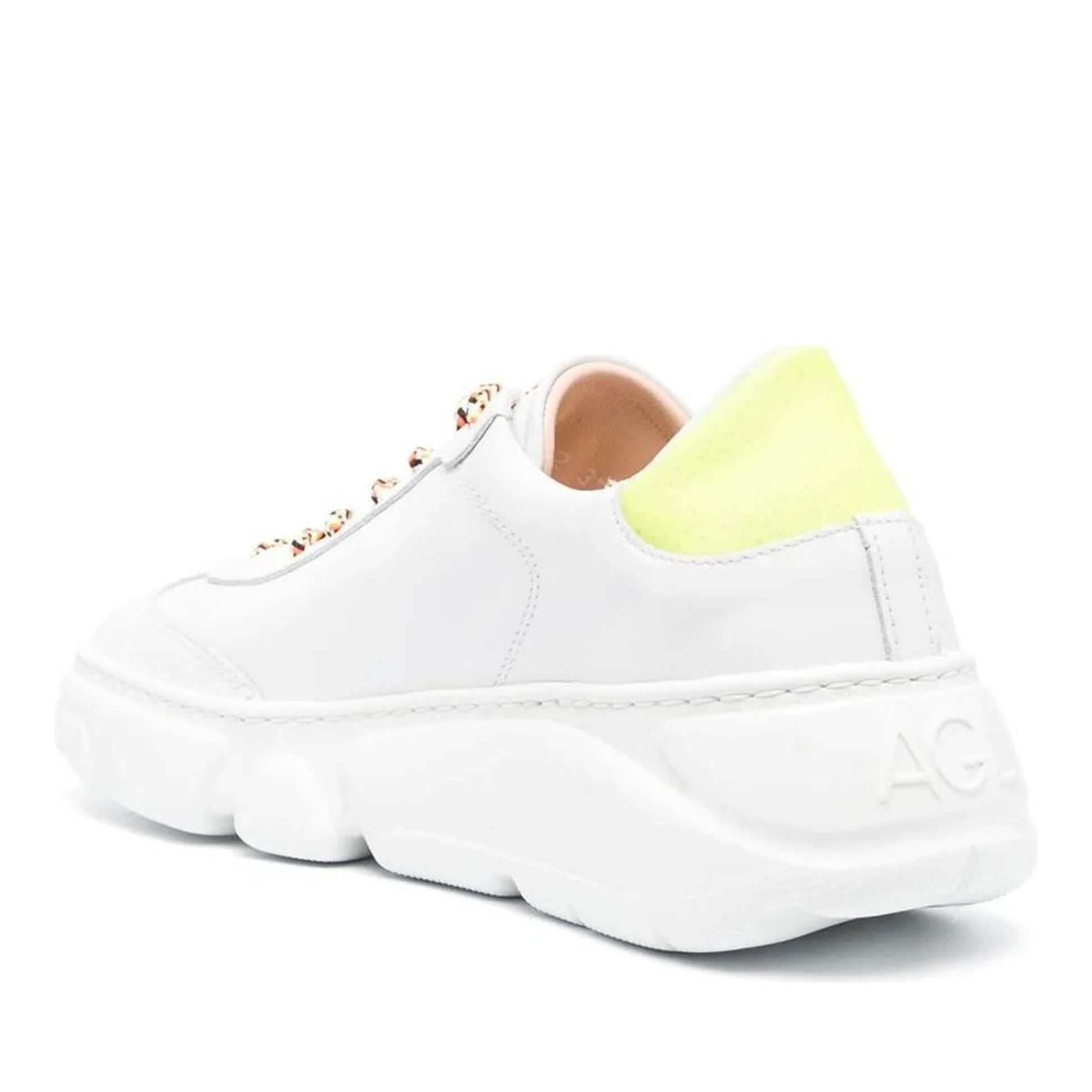 Emilie Women's White Wedge Athletic Sneakers